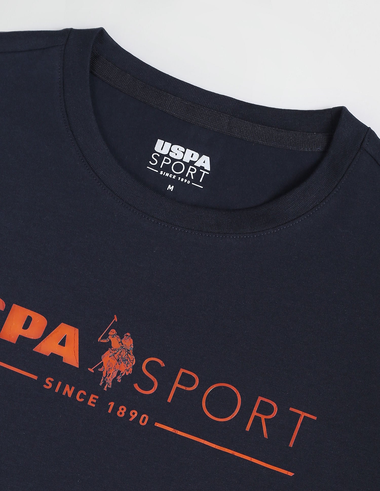 Slim Fit Brand Print T-Shirt Navy - U.S. Polo Assn. India | Large