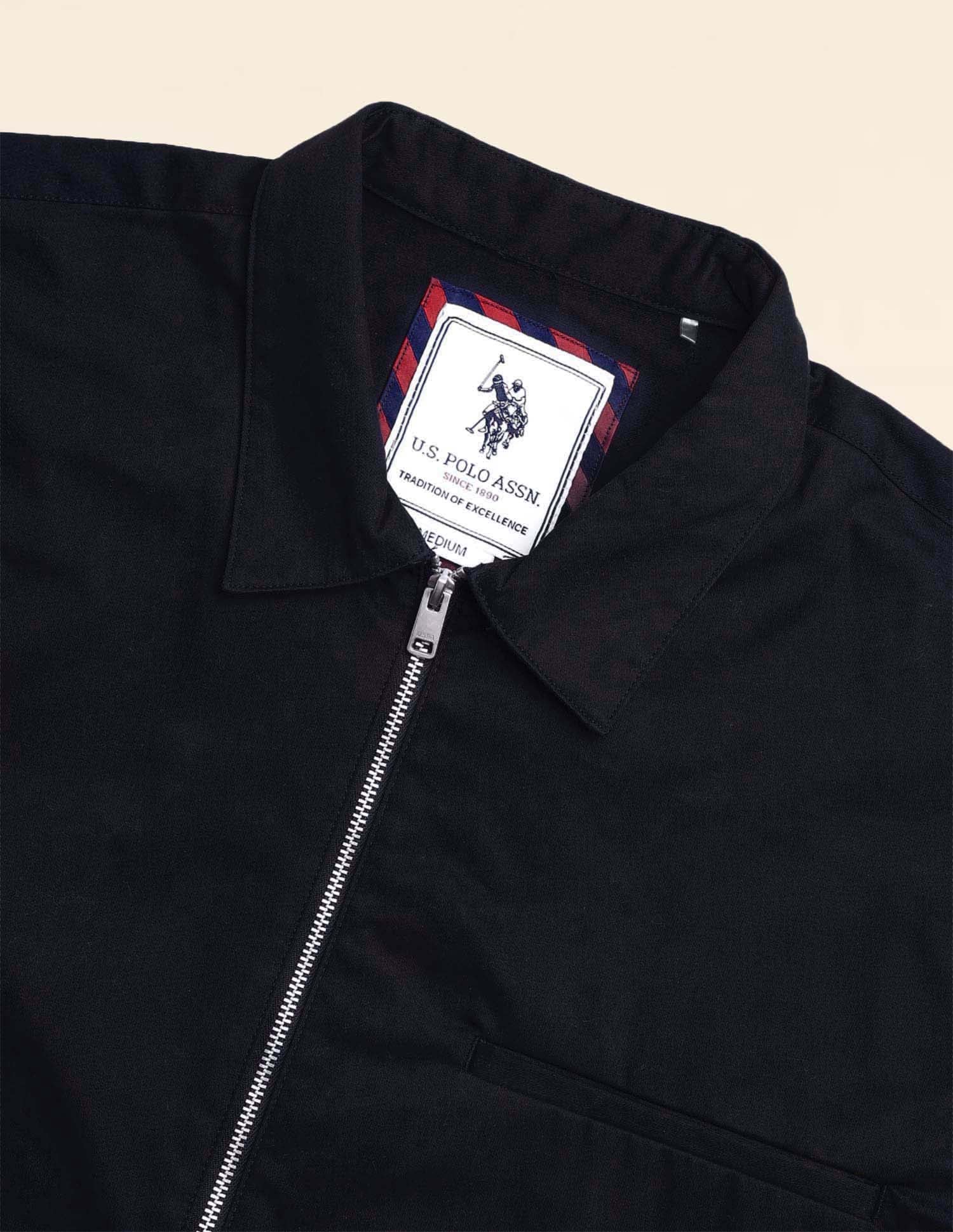 Spread Collar Regular Fit Shacket Navy - U.S. Polo Assn. India | Large