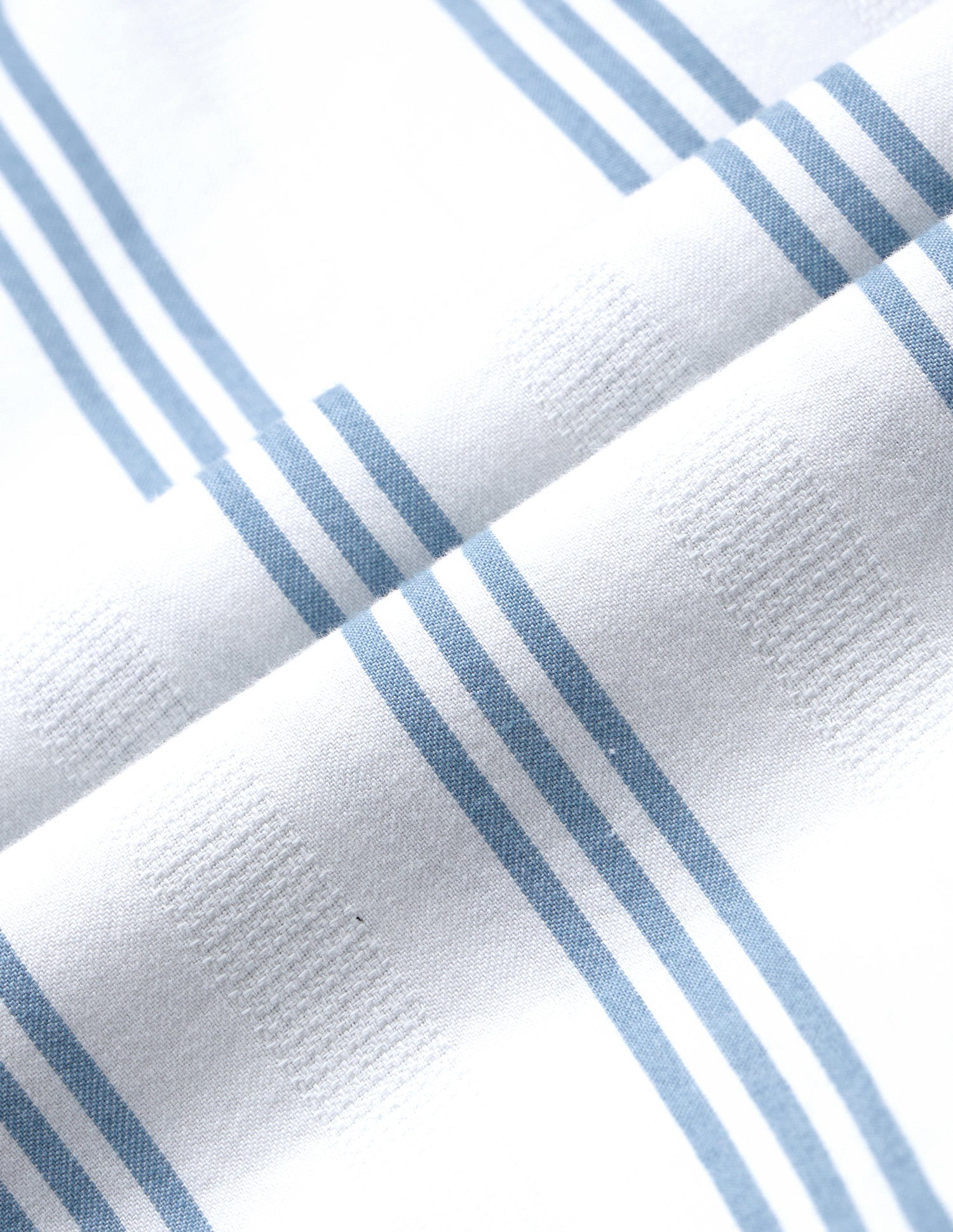 Vertical Striped Regular Fit Shirt Light Indigo - U.S. Polo Assn. India | Large