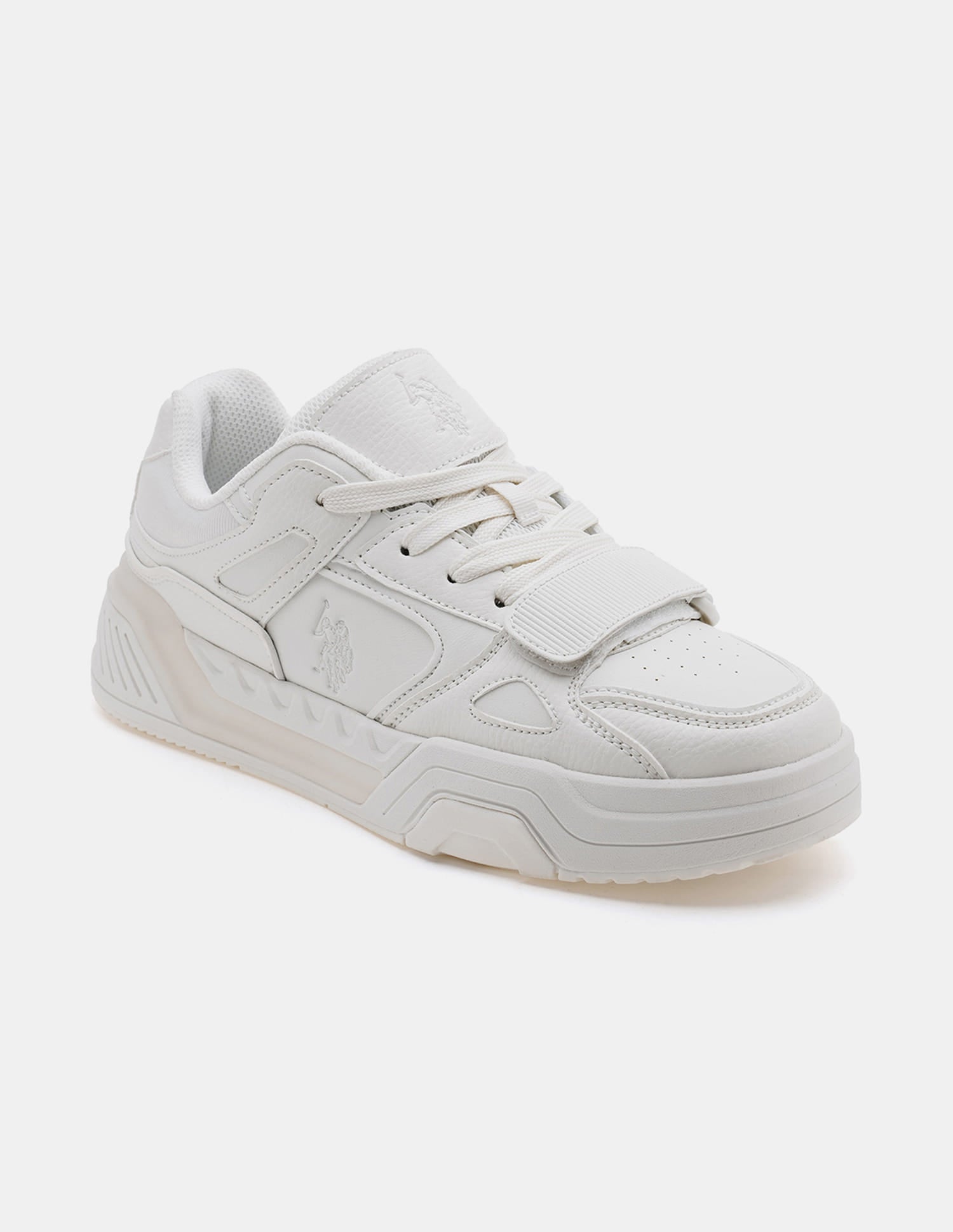 Men Low Top Mark Sneakers Cream - U.S. Polo Assn. India | Large