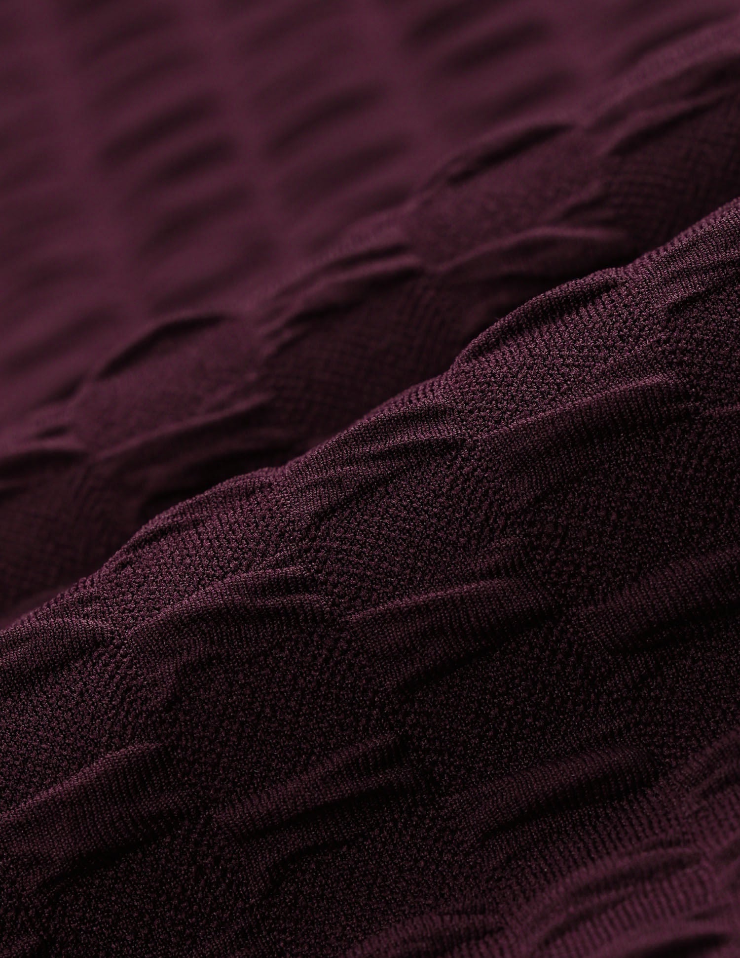 Textured Midi Shift Dress Plum - U.S. Polo Assn. India | Large
