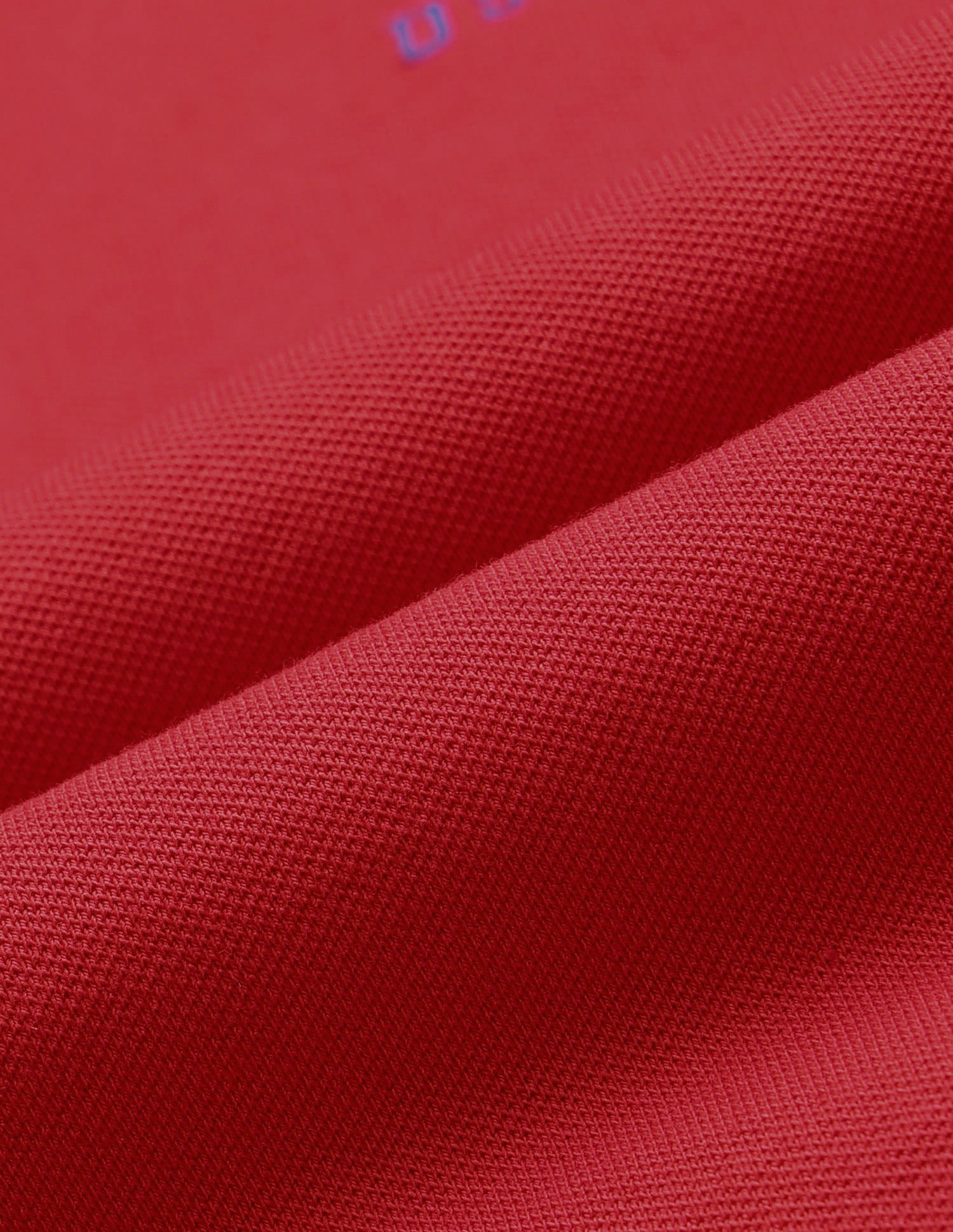 Solid Tipped Collar Regular Fit Polo Shirt Red - U.S. Polo Assn. India | Large