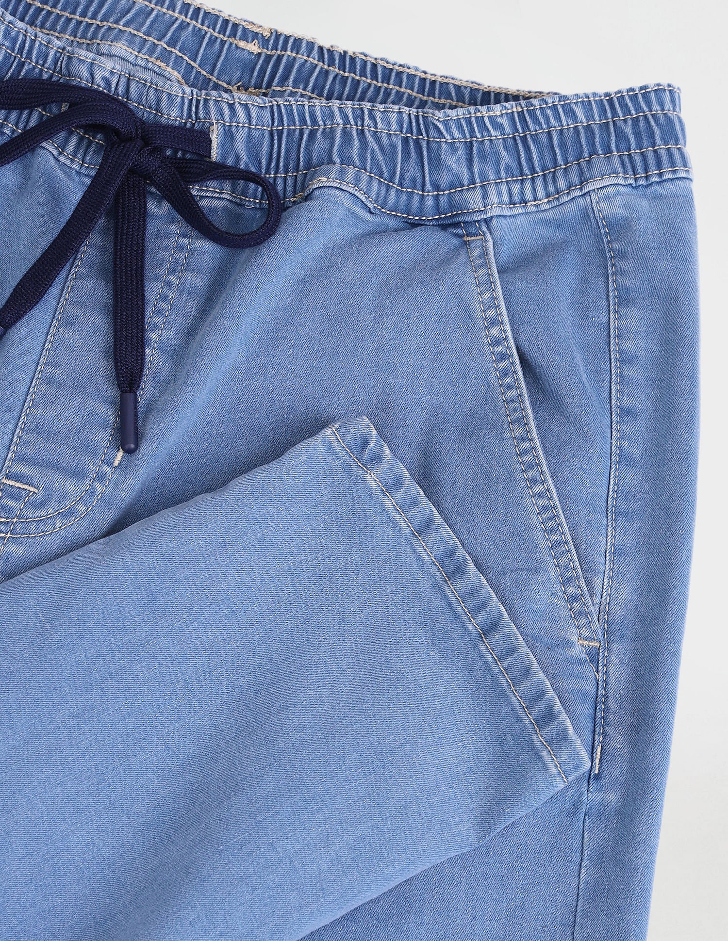 Slim Fit Blue Jogger Jeans Blue - U.S. POLO ASSN. | Large