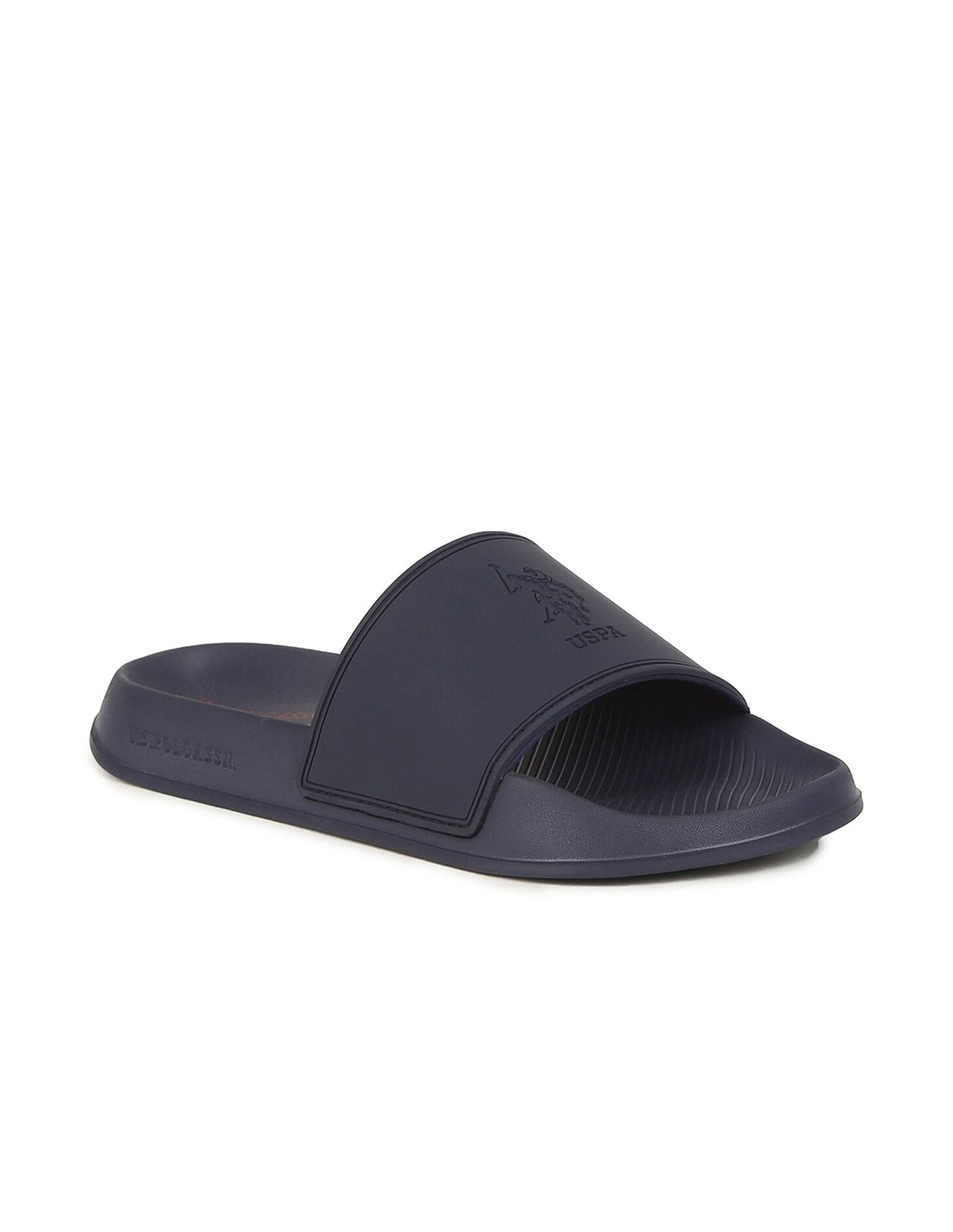 Debossed Logo Specter 5.0 Slides Navy - U.S. Polo Assn. India | Large