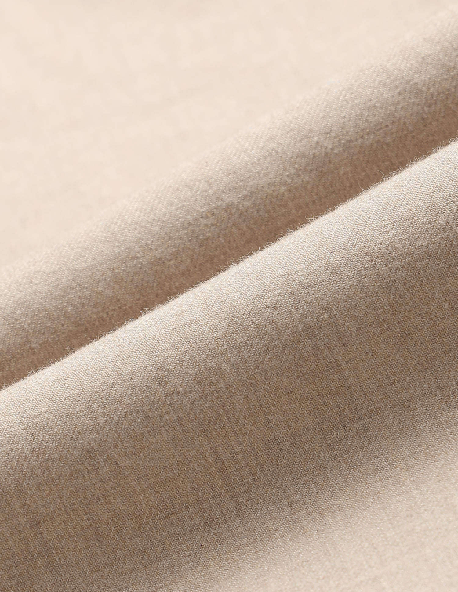 Twill Solid Regular Fit Shirt Beige - U.S. POLO ASSN. | Large