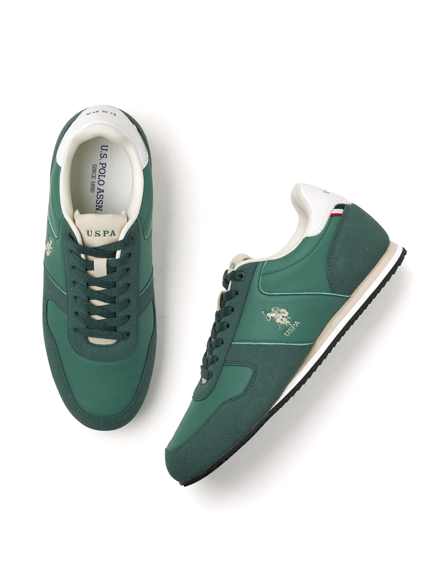 Men Sorrento 4.0 Retro Sneaker Dark Green - U.S. Polo Assn. India | Large