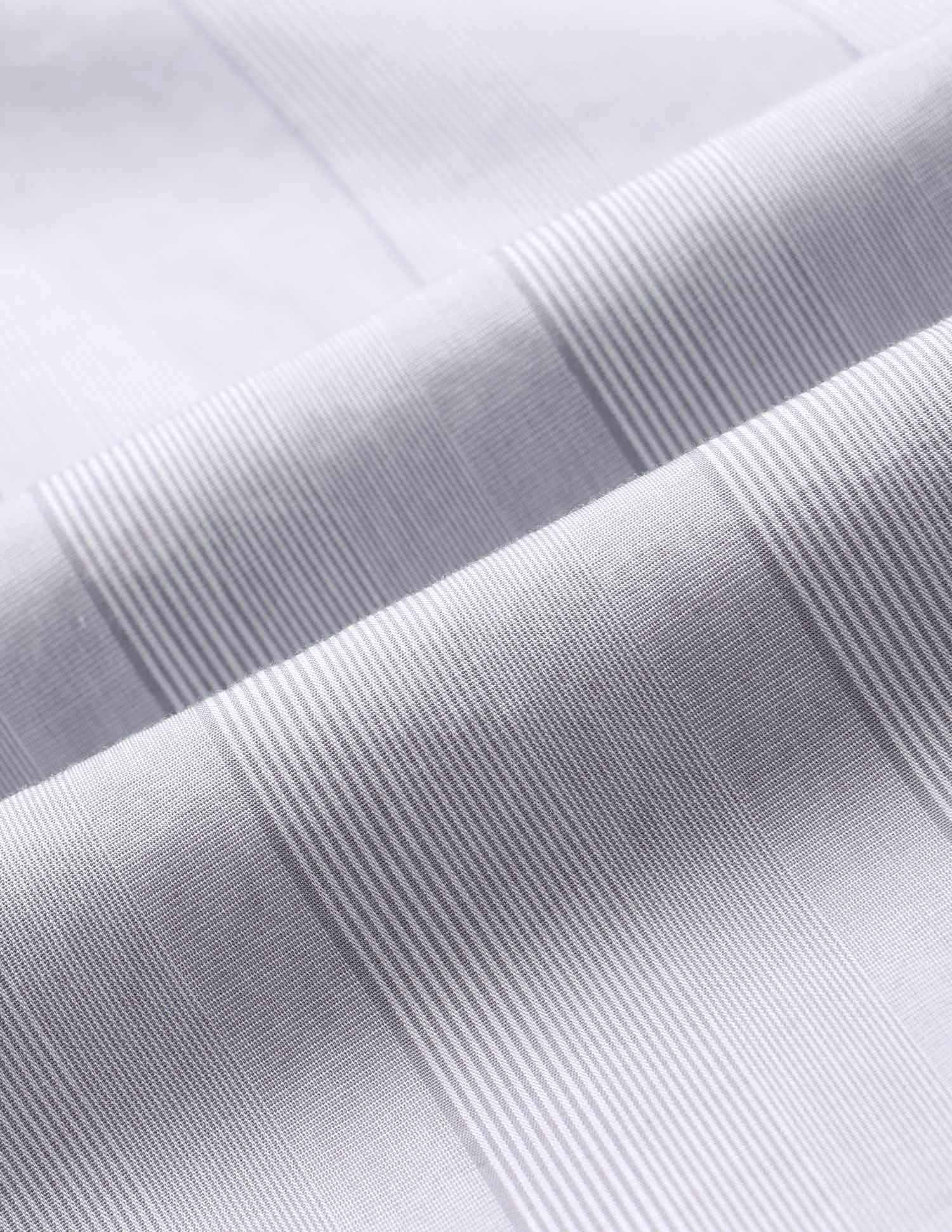Pinstriped Pure Cotton Shirt Light Grey - U.S. Polo Assn. India | Large