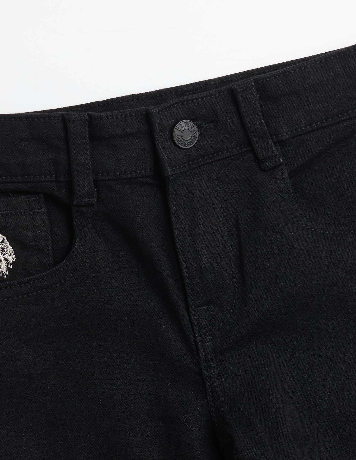 Boys Slim Fit Jeans Black - U.S. Polo Assn. India | Large