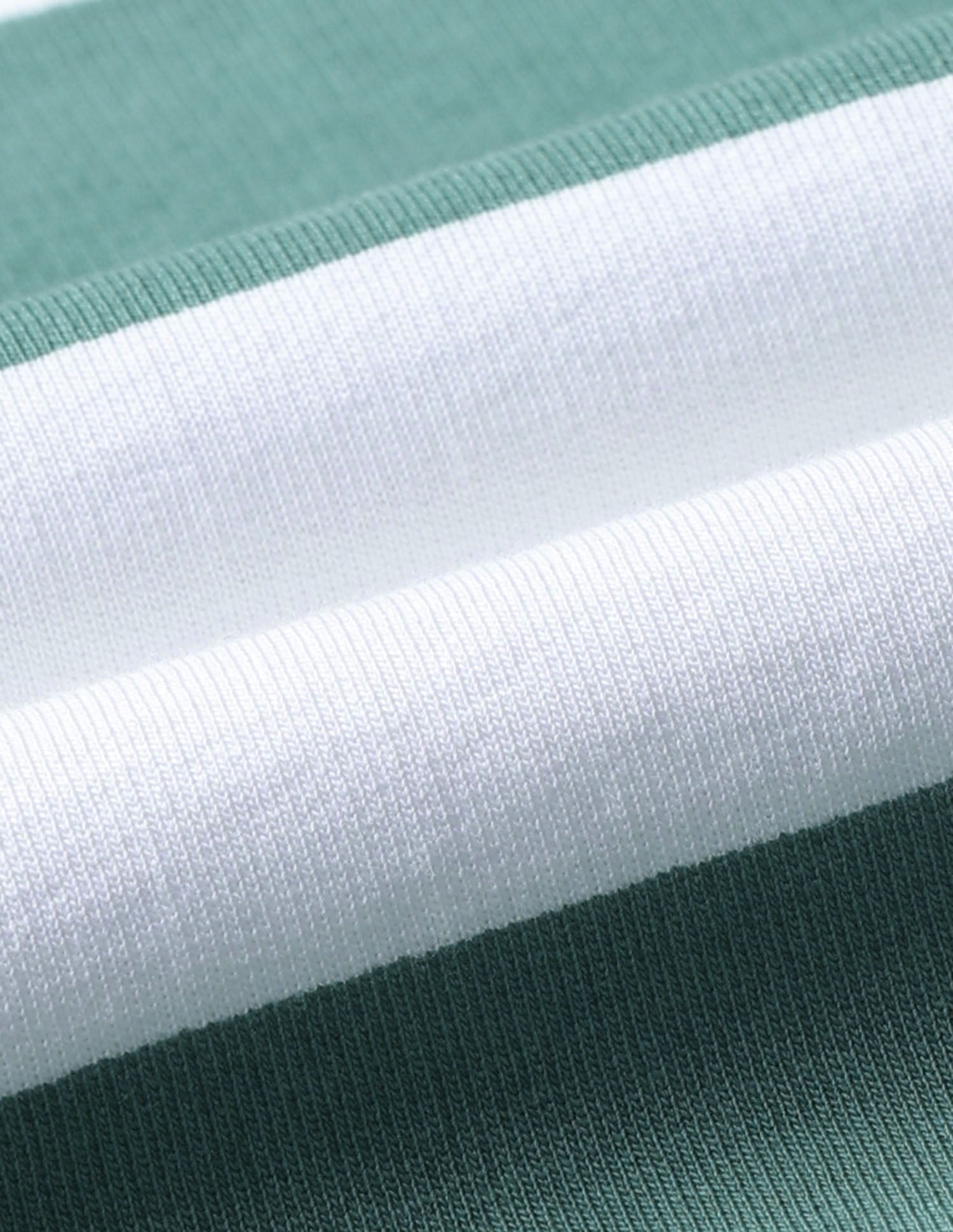 Horizontal Striped Slim Fit Polo Shirt Light Green - U.S. POLO ASSN. | Large