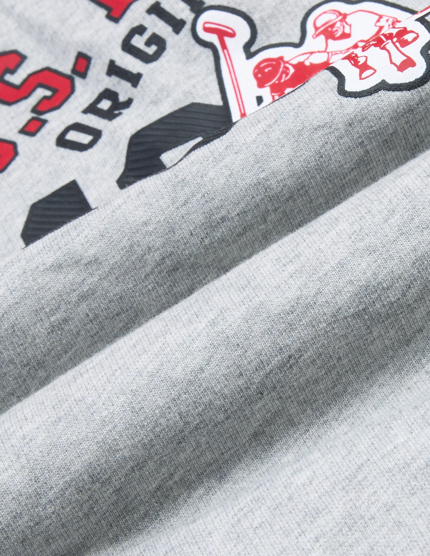 Graphic Brand Printed Regular Fit Sweatshirt Grey - U.S. Polo Assn. India | Large