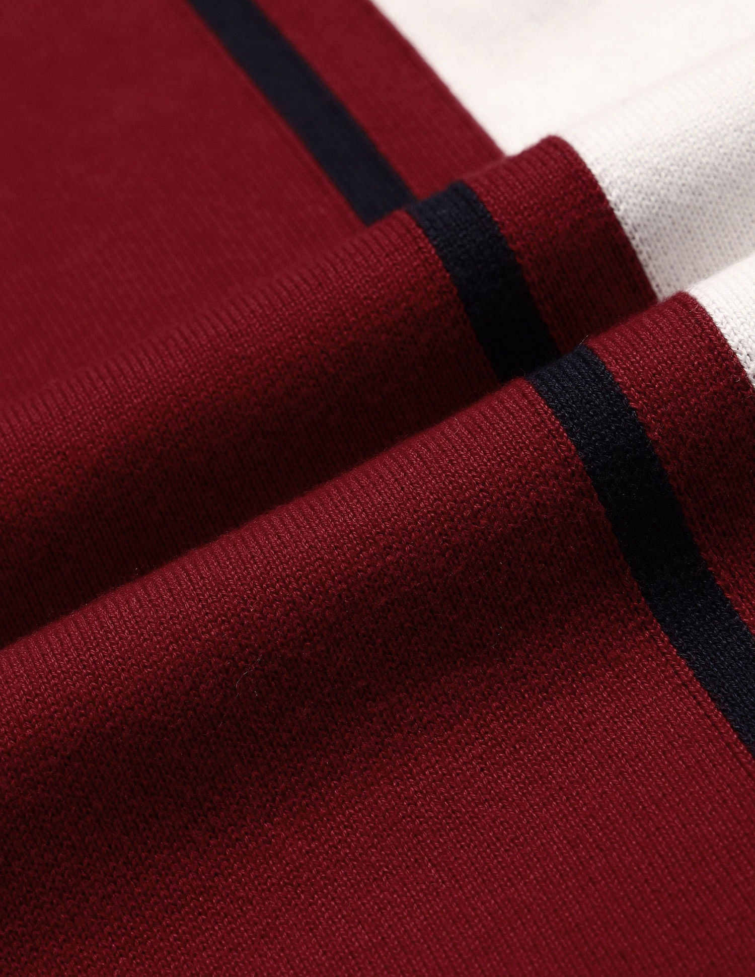 Boys Striped Regular Fit Polo Shirt Maroon - U.S. Polo Assn. India | Large