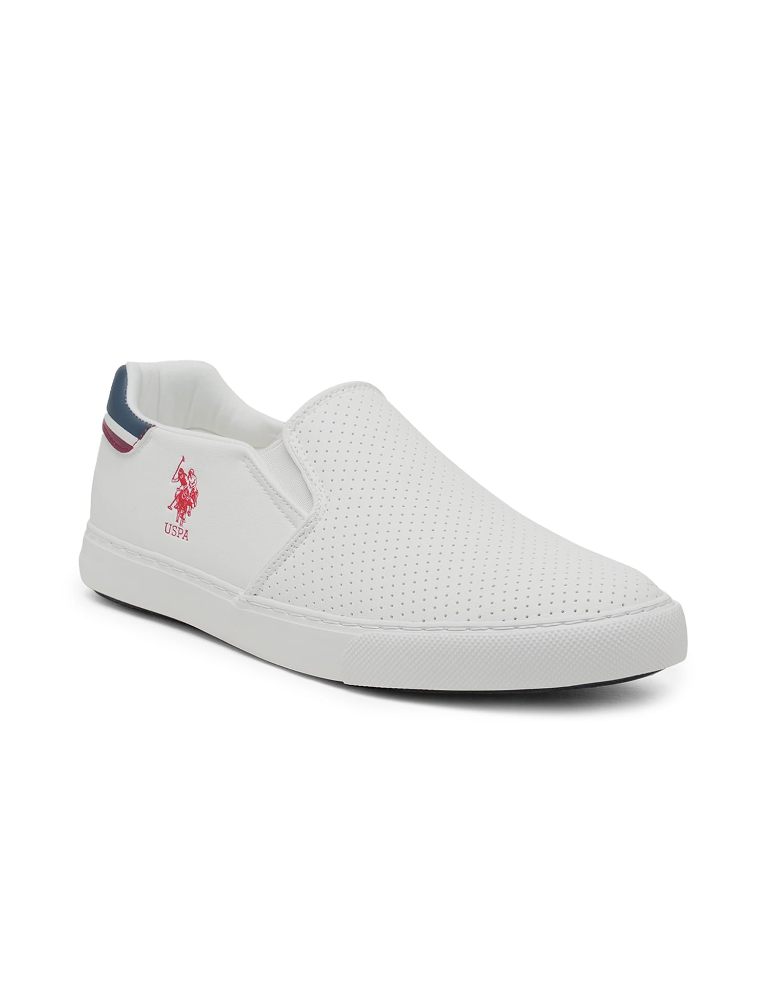 Men Round Toe Campbell 4.0 Slip-Ons Shoes Off White - U.S. Polo Assn. India | Large