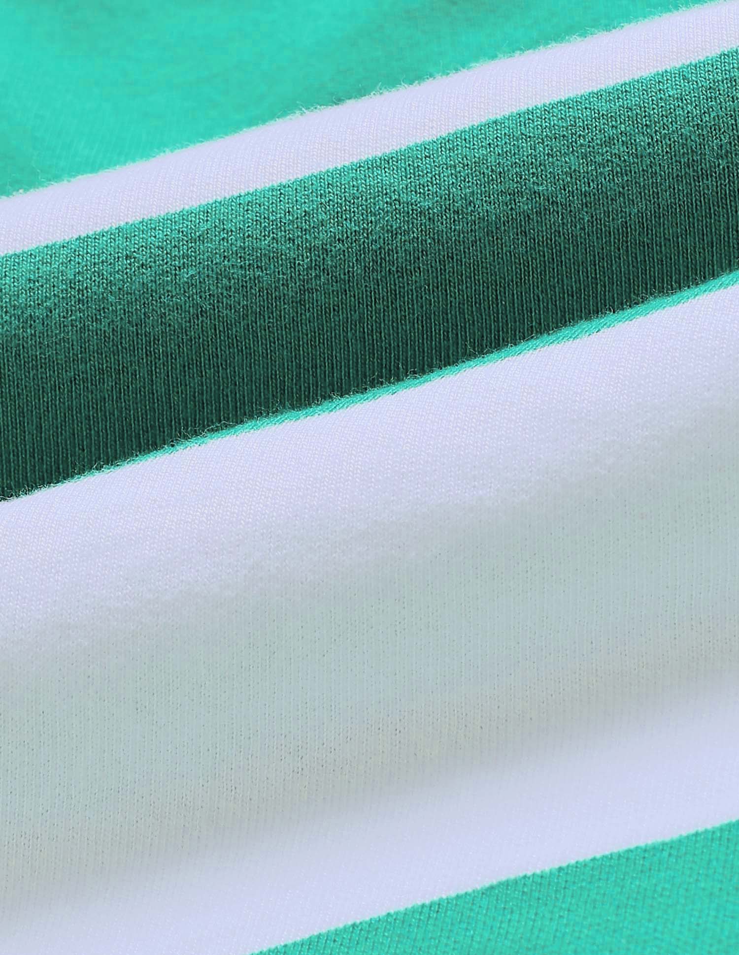 Boys Horizontal Striped Regular Fit Shorts Dark Green - U.S. POLO ASSN. | Large