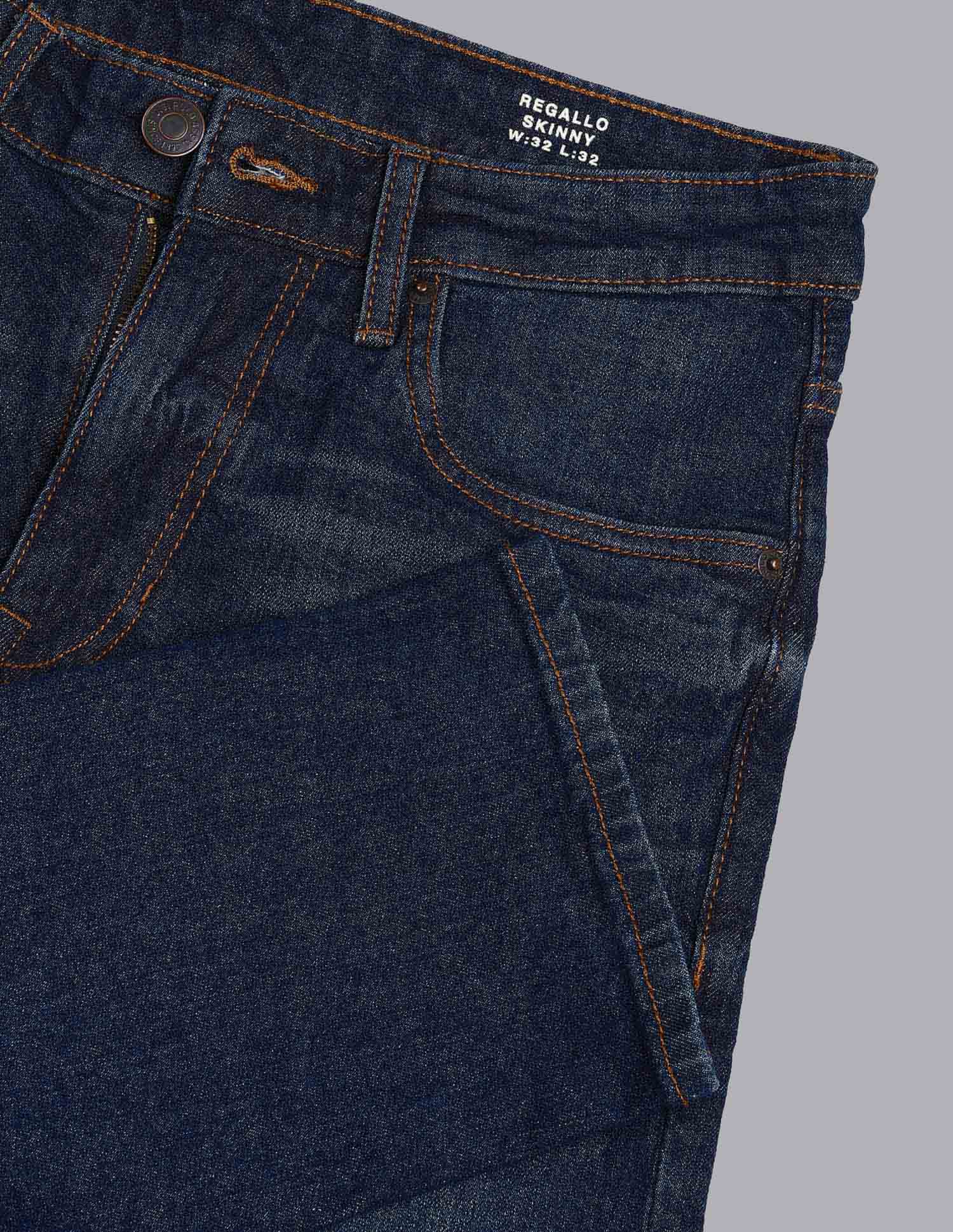 Regallo Skinny Fit Blue Jeans Blue - U.S. Polo Assn. India | Large
