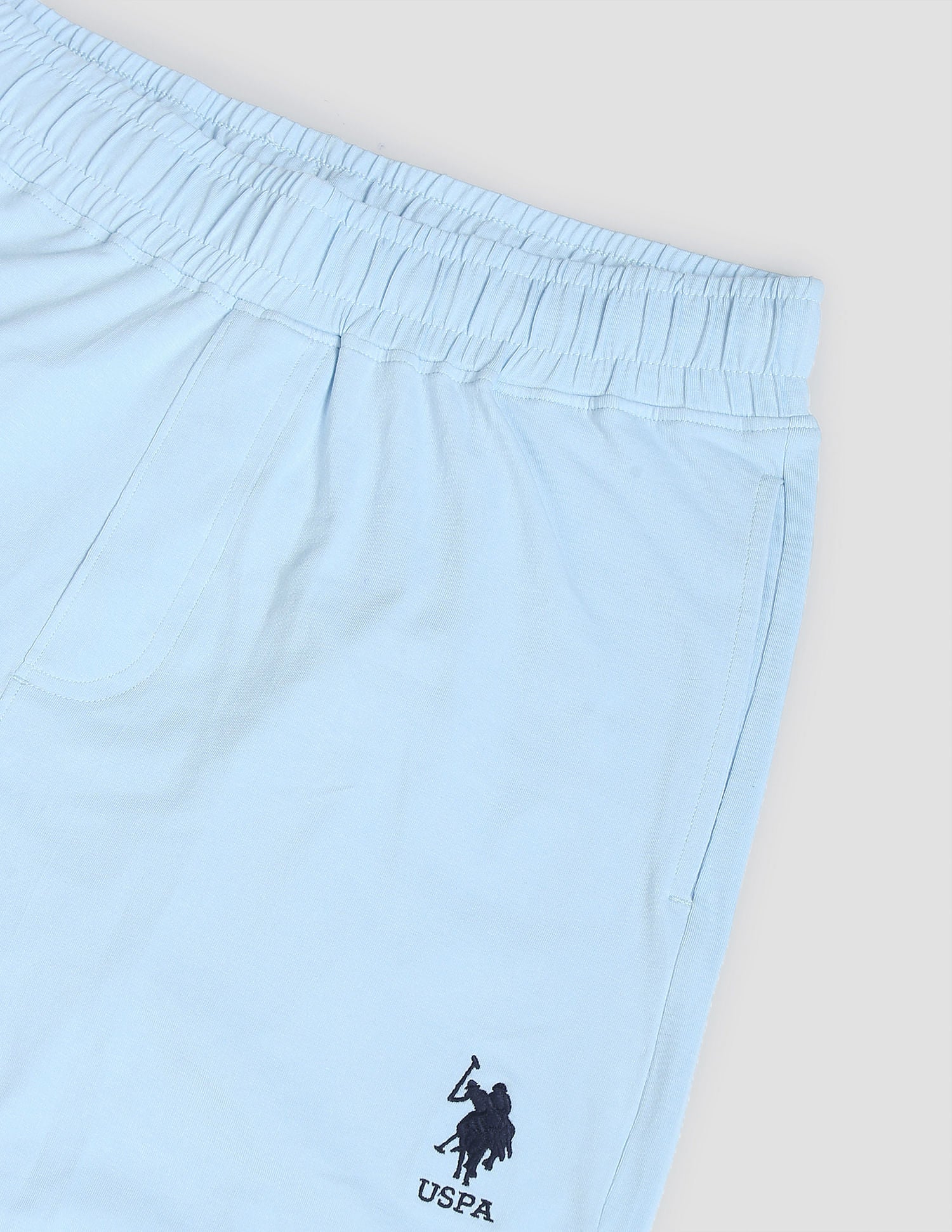 Cotton Stretch OELP1 Lounge Track Pants - Pack Of 1 Sky Blue - U.S. POLO ASSN. | Large