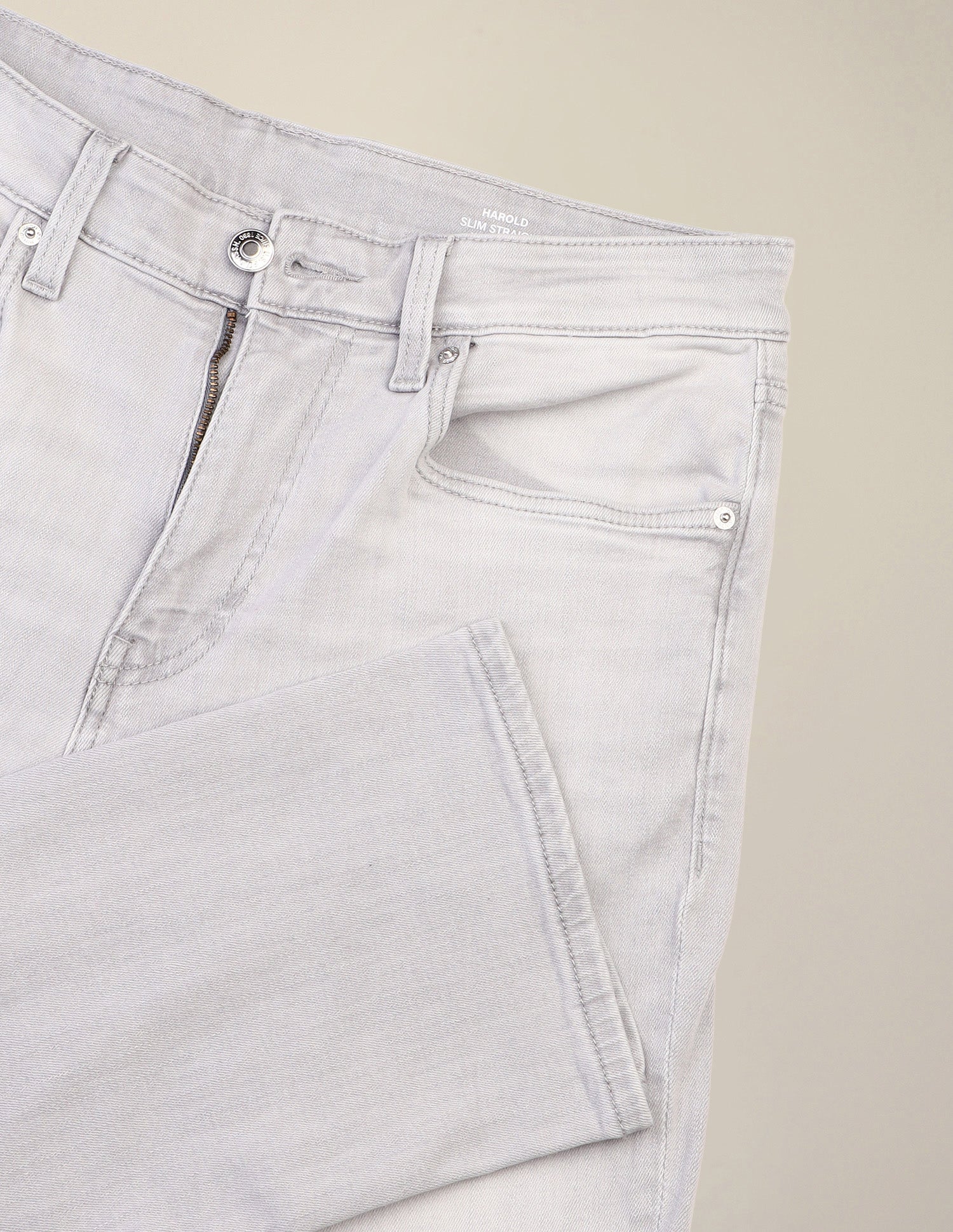 Harold Slim Straight Fit Grey Jeans Grey - U.S. Polo Assn. India | Large