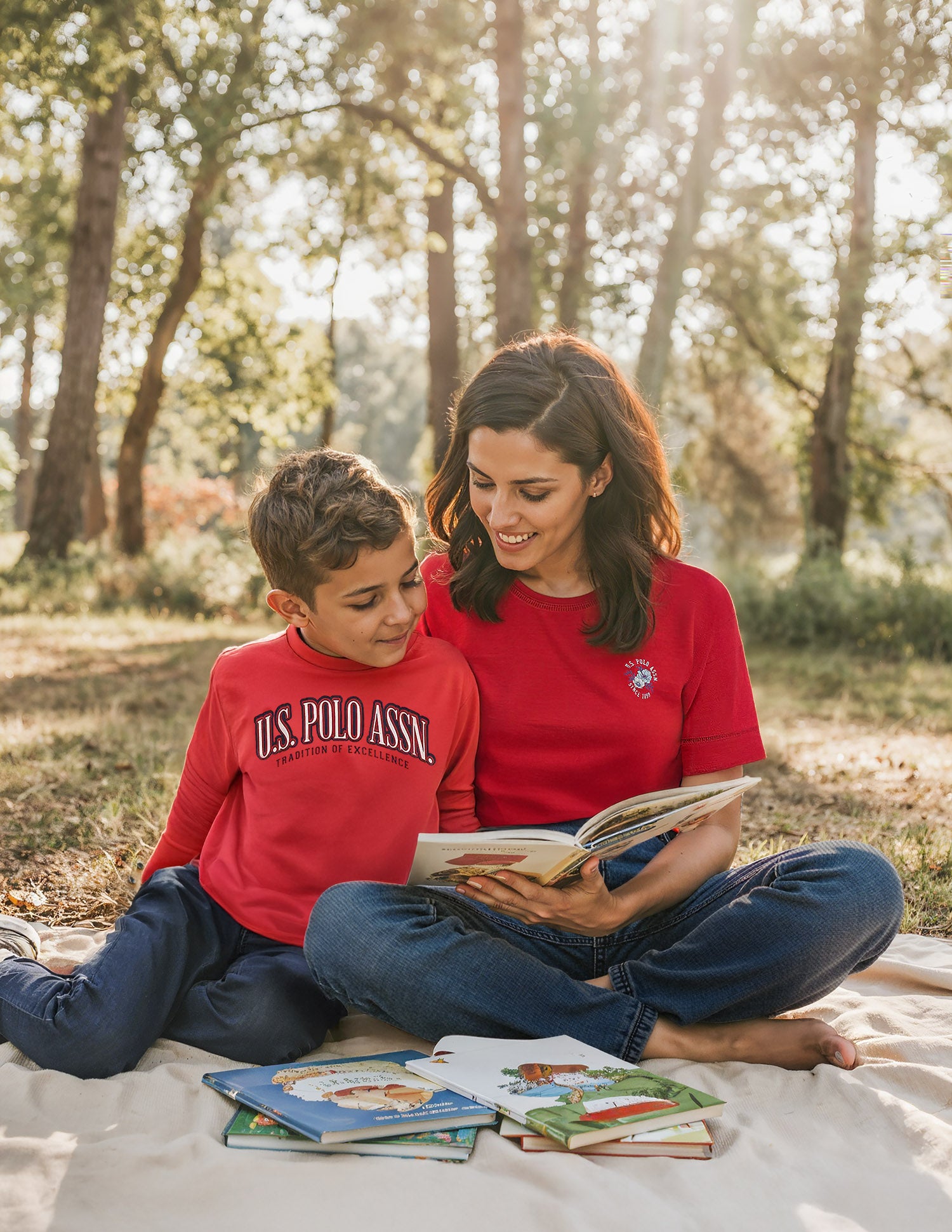 Boys Brand Printed T-Shirt Maroon - U.S. POLO ASSN. | Large