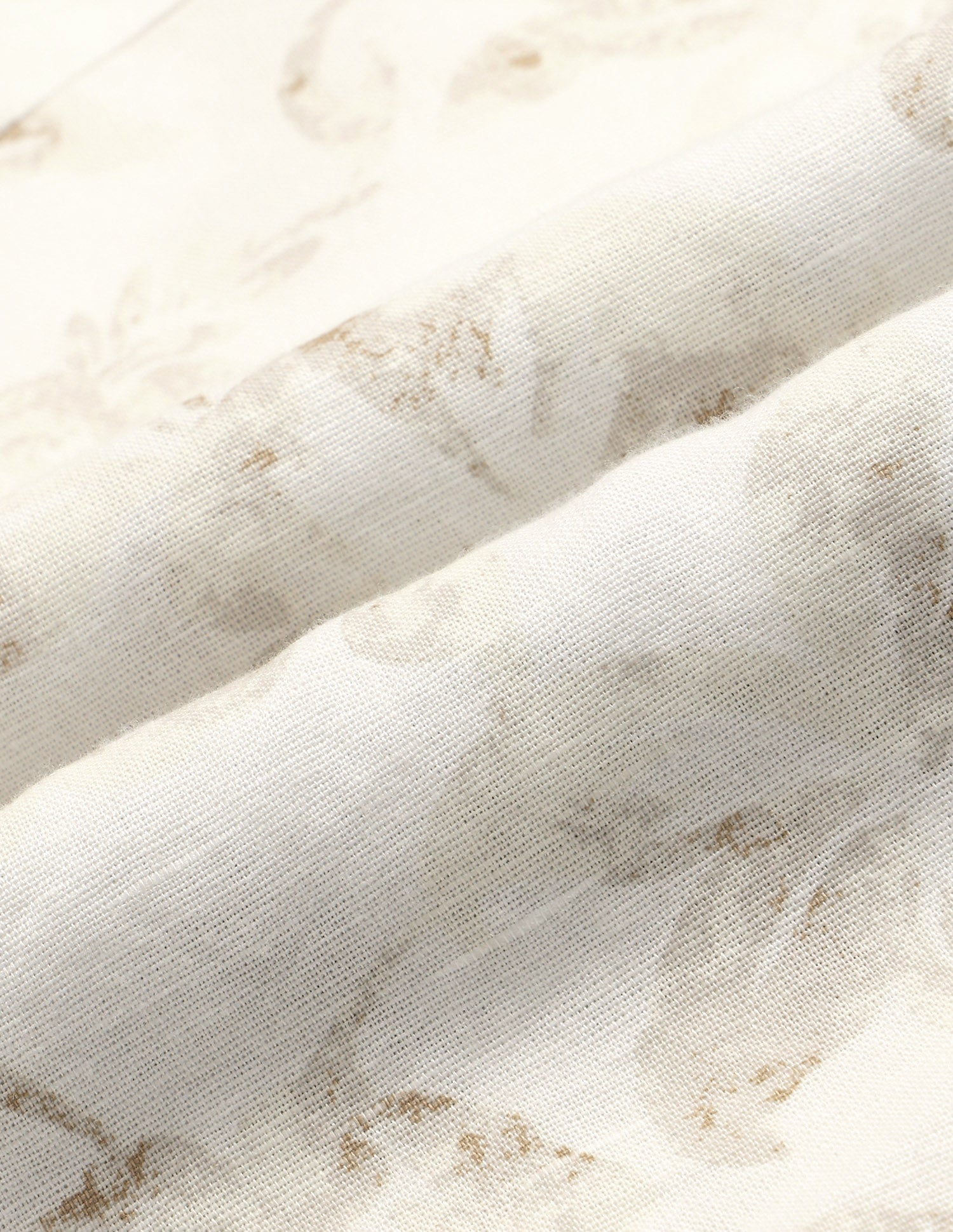 Floral Printed Regular Fit Shirt Ivory - U.S. Polo Assn. India | Large