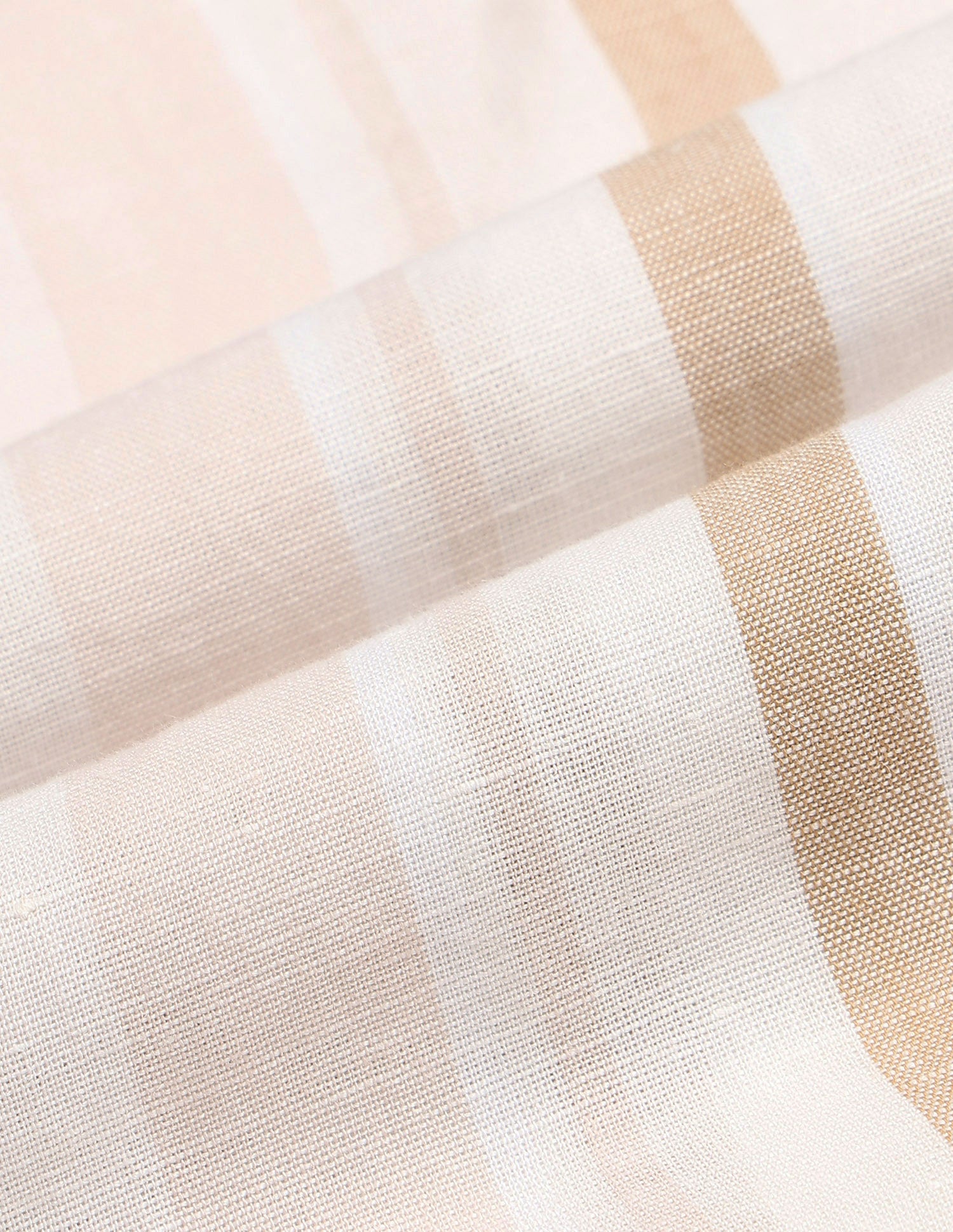 Pacho X Vertical Striped Regular Fit Shirt Light Beige - U.S. Polo Assn. India | Large