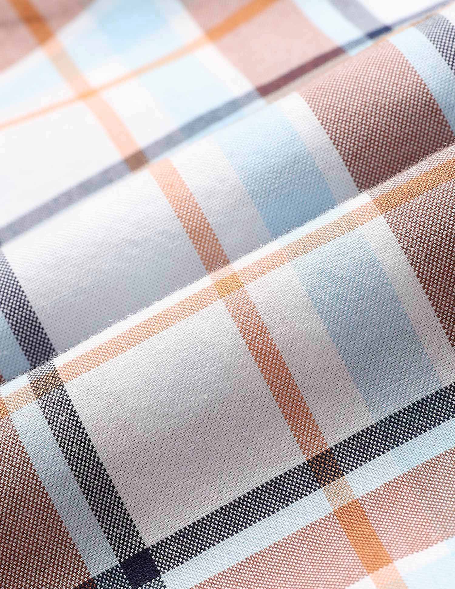 Tartan Checked Tailored Fit Shirt Khaki - U.S. Polo Assn. India | Large