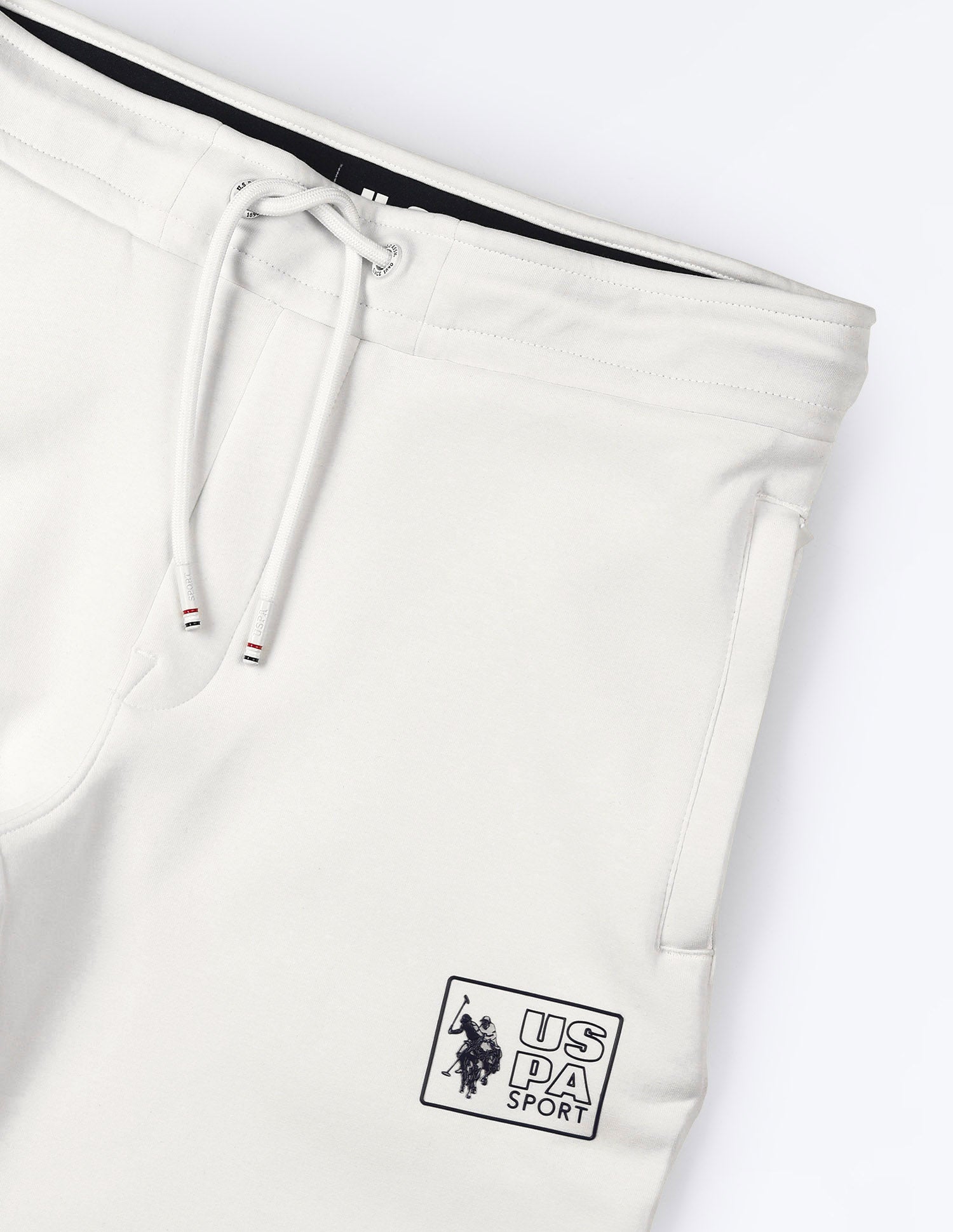 Slim Fit Space Dust Track Pants White - U.S. POLO ASSN. | Large