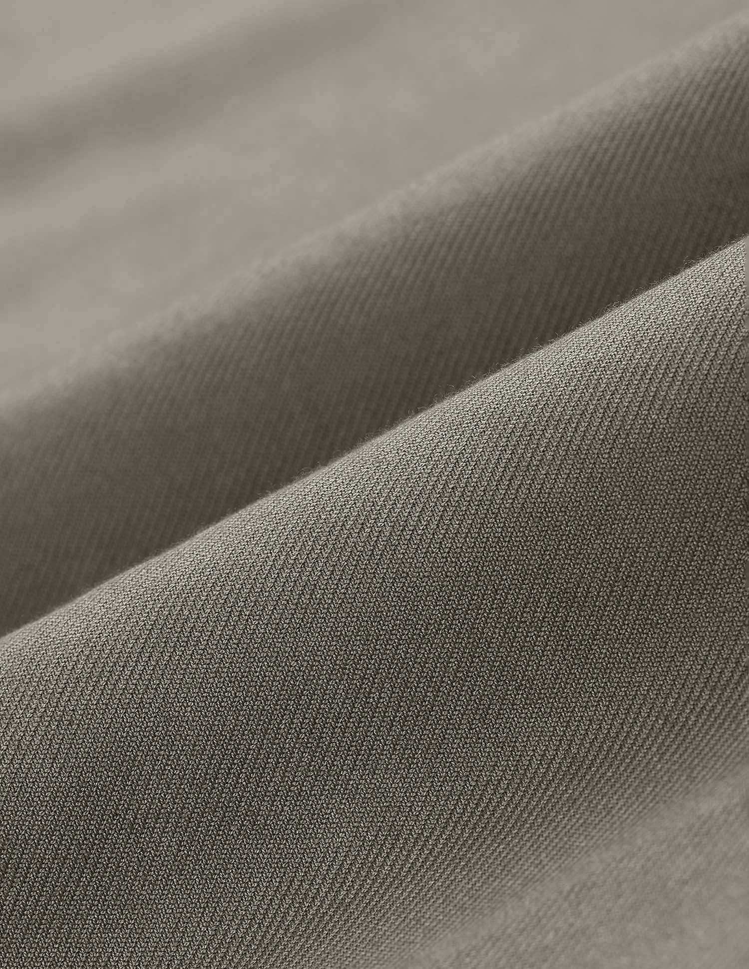 Twill Pure Cotton Shirt Light Olive - U.S. POLO ASSN. | Large