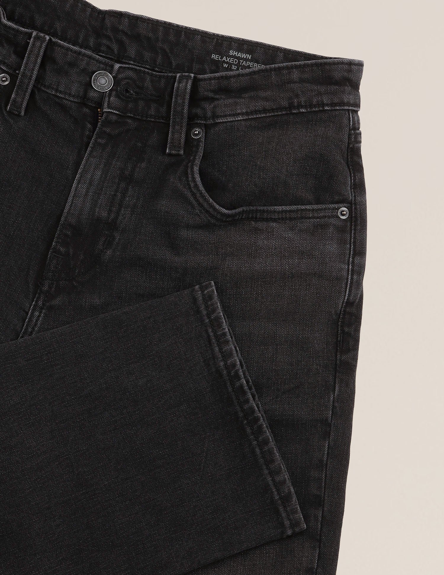 Logan Loose Straight Fit Black Jeans Washed Black - U.S. Polo Assn. India | Large