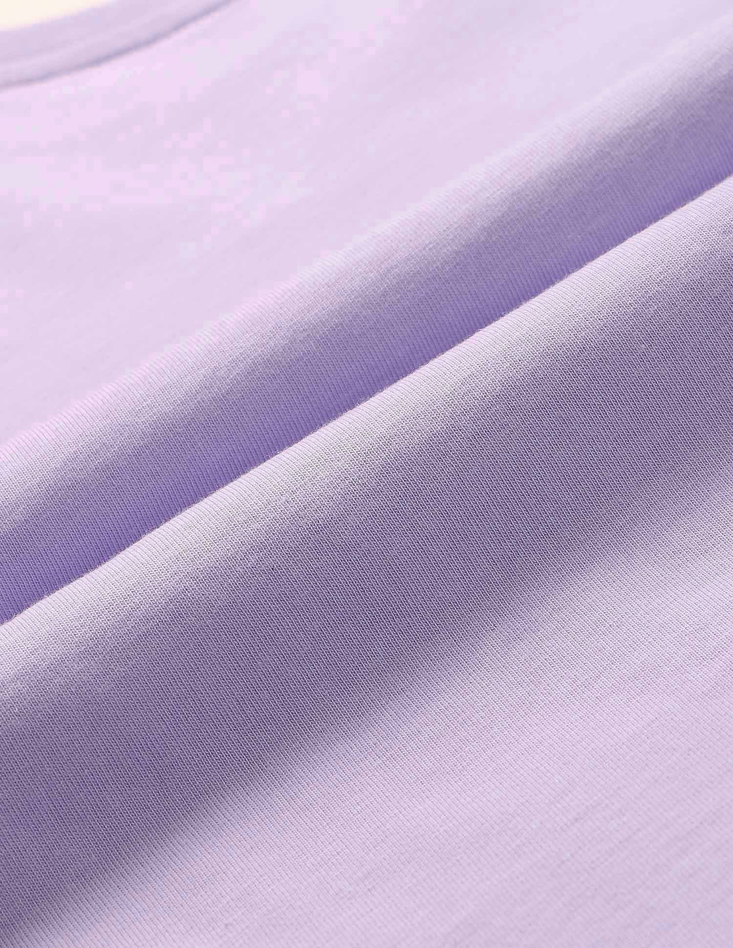 Girls Sequins Detailed Relaxed Fit T-Shirt Lavender - U.S. POLO ASSN. | Large