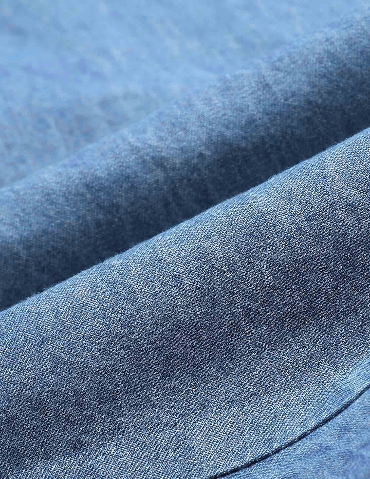 Girls Denim Solid Co-Ords Blue - U.S. POLO ASSN. | Large