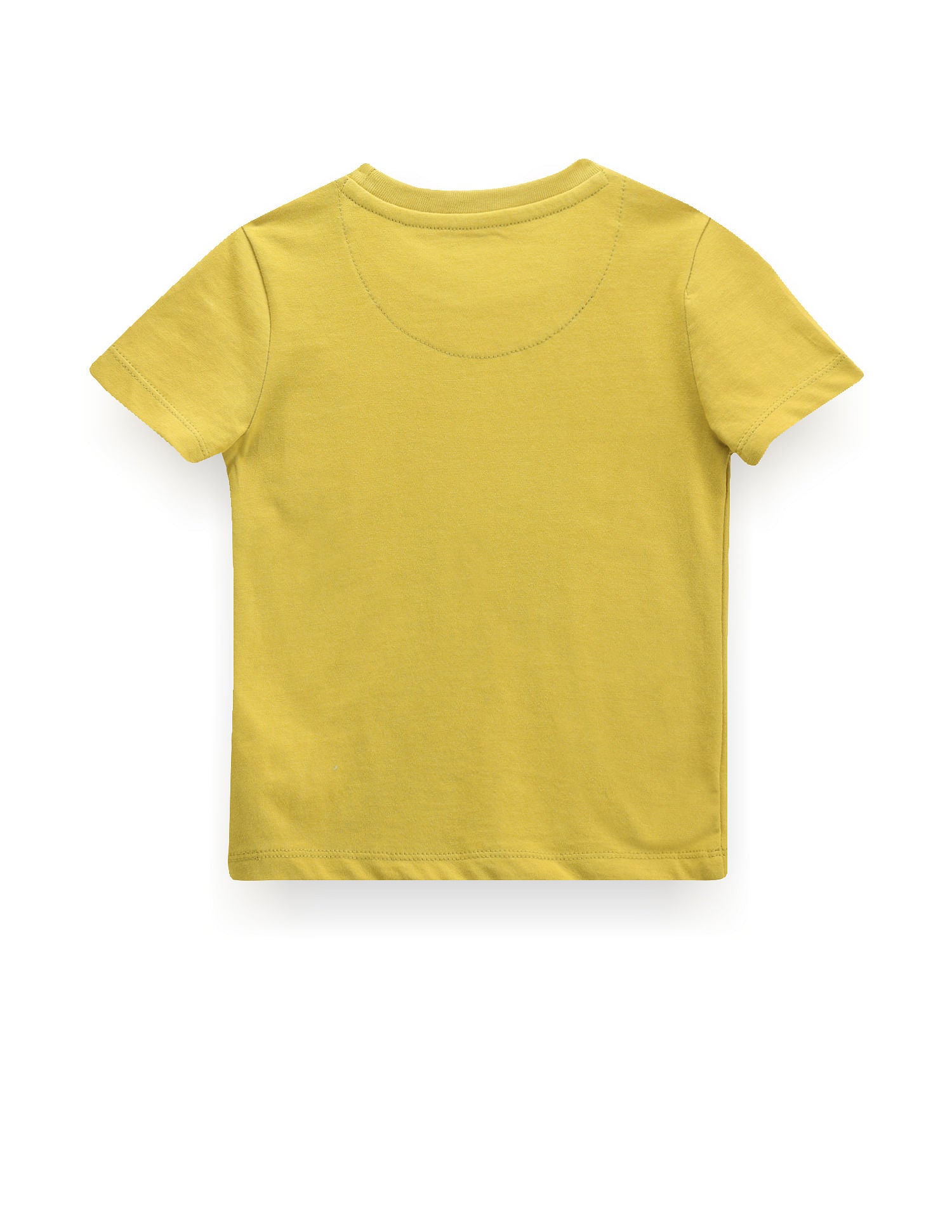 Boys Brand Print Cotton T-Shirt Yellow - U.S. POLO ASSN. | Large