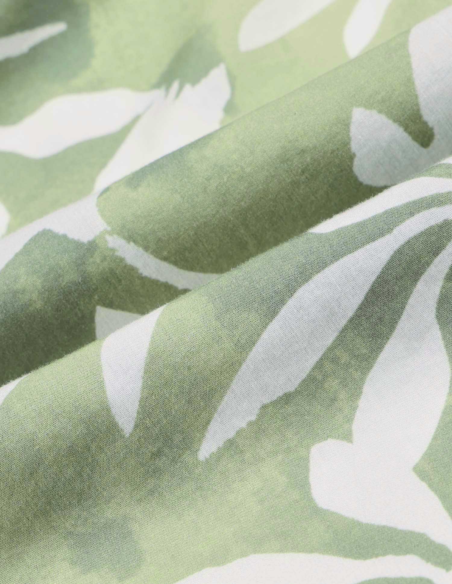 Boys Regular Fit Tropical Printed Shirt Green - U.S. POLO ASSN. | Large