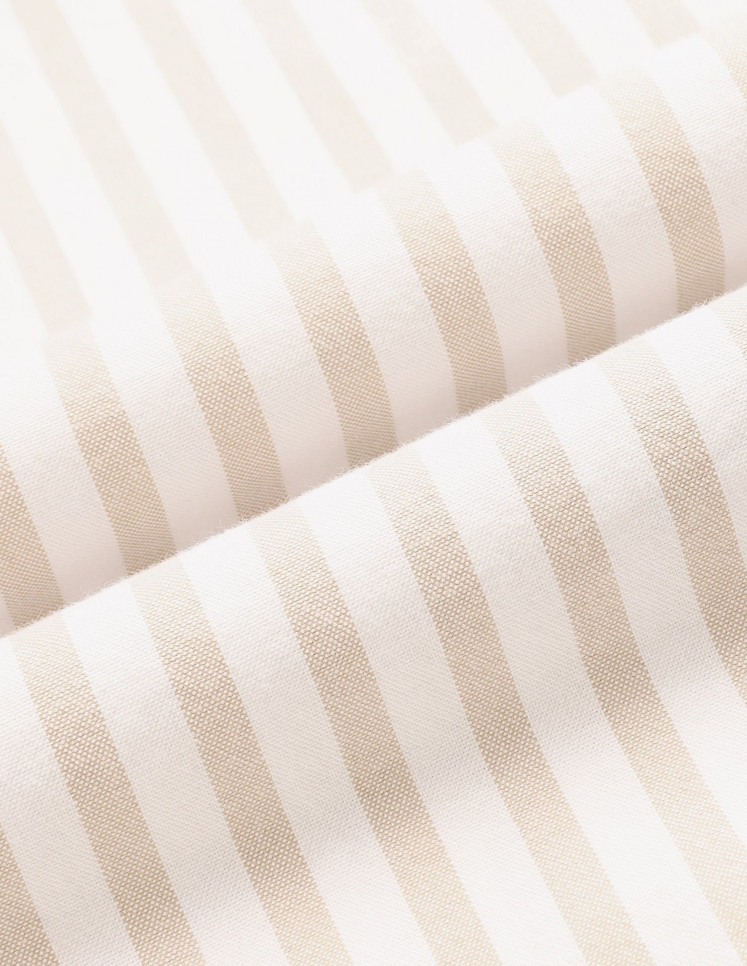 Vertical Striped Regular Fit Shirt Beige - U.S. Polo Assn. India | Large