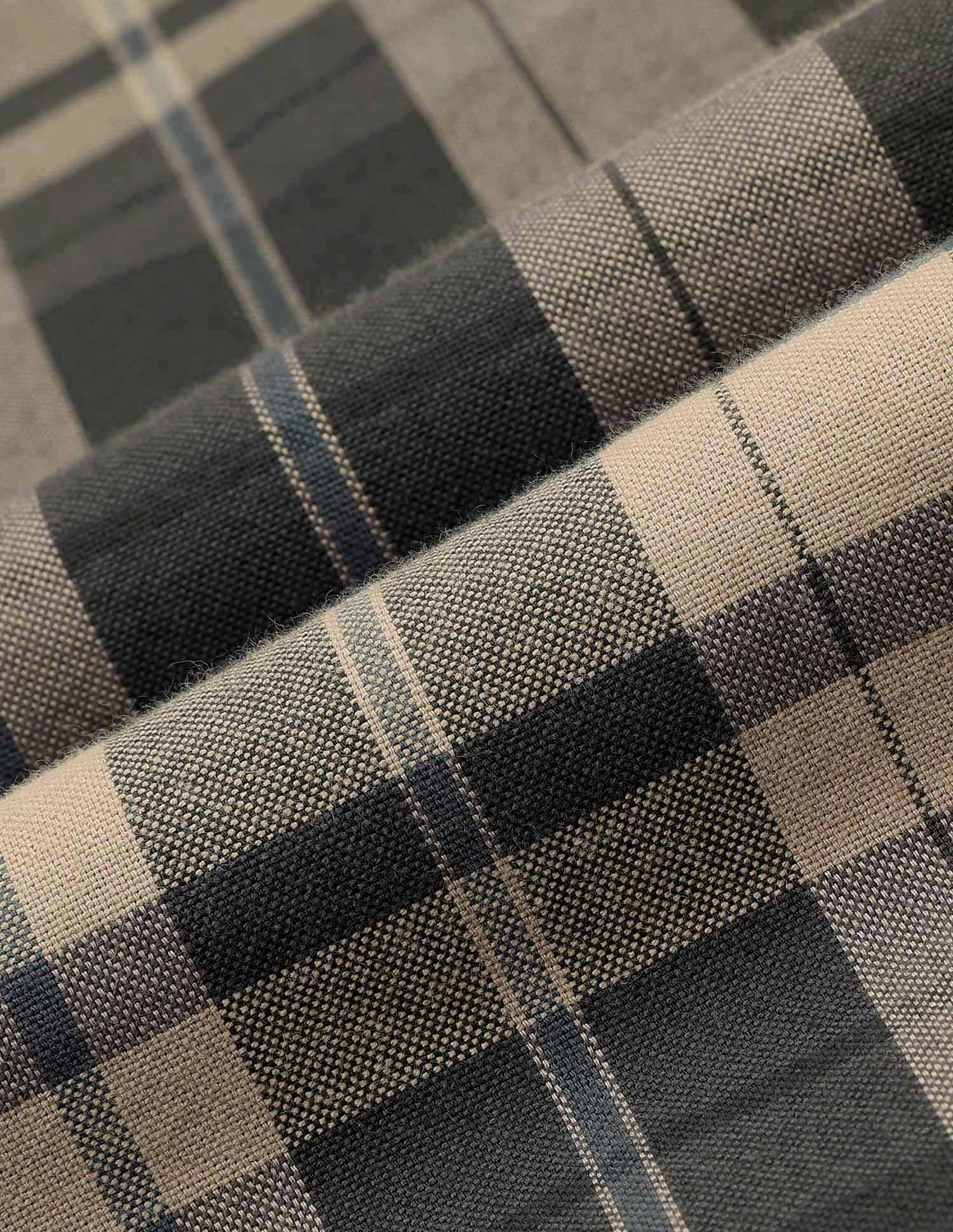 Pure Cotton Plaid Checked Oxford Shirt Olive - U.S. POLO ASSN. | Large