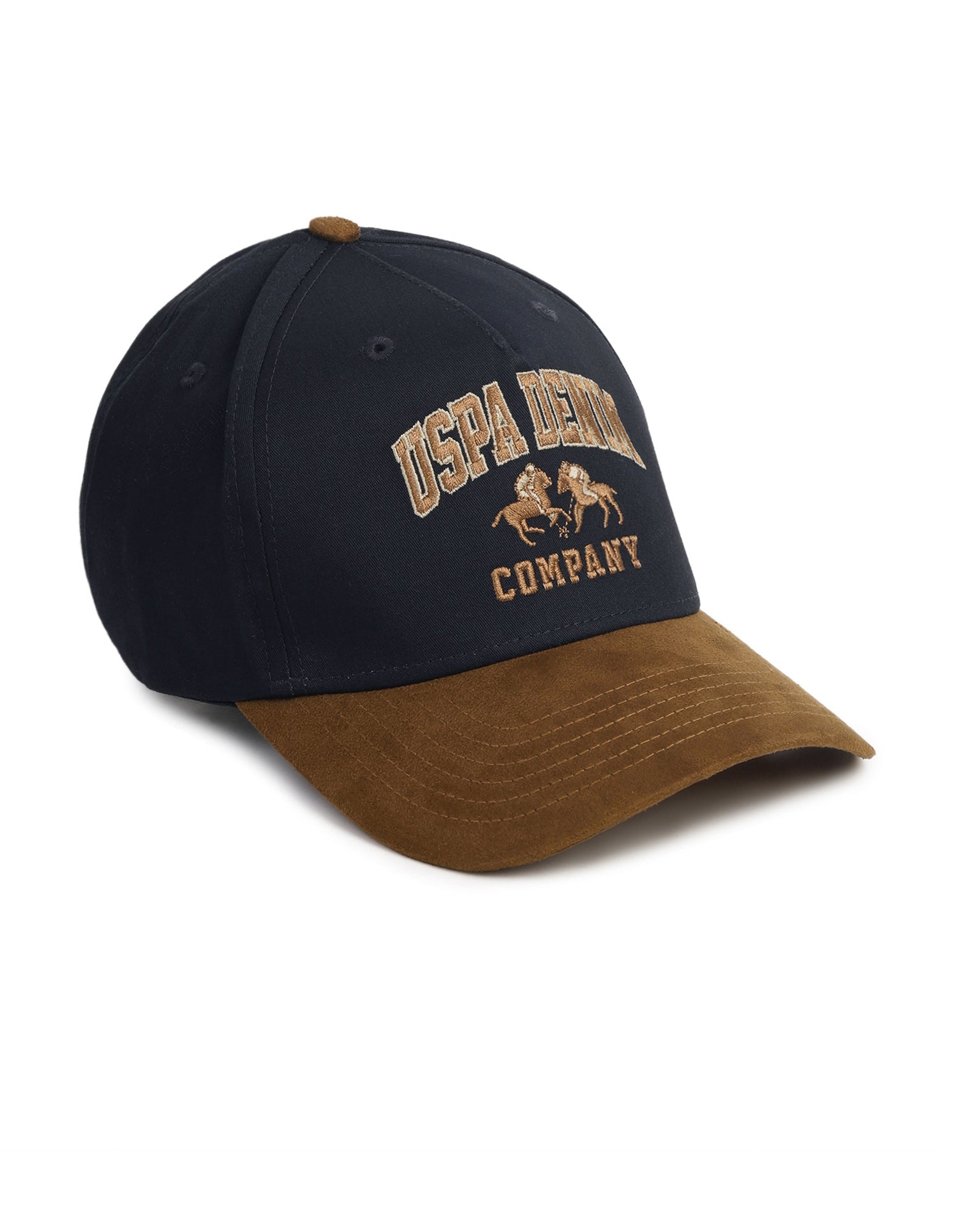 Brand Embroidered Denim Cap Navy - U.S. Polo Assn. India | Large
