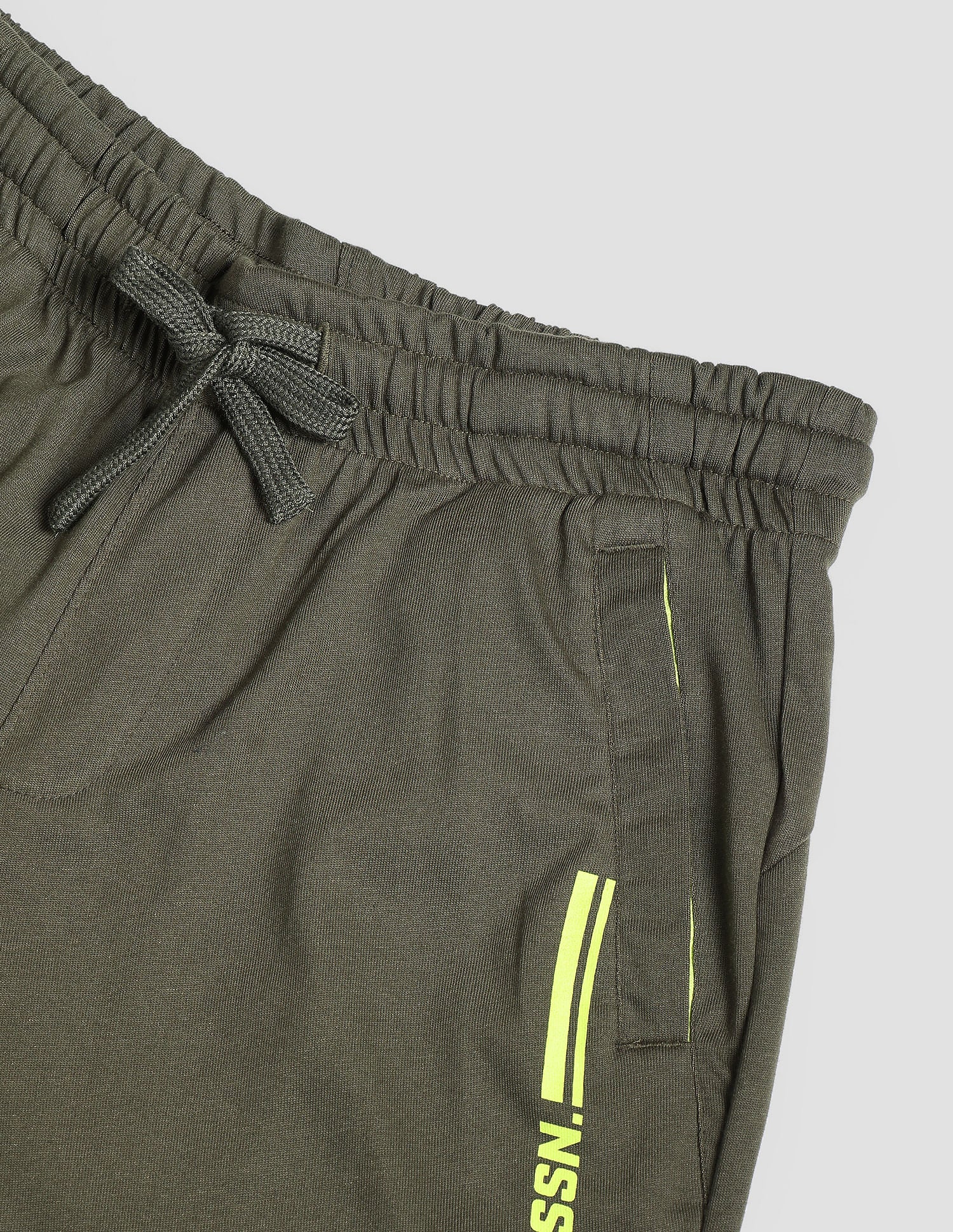 Mid Rise LR004 Lounge Track Pants - Pack Of 1 Olive - U.S. POLO ASSN. | Large