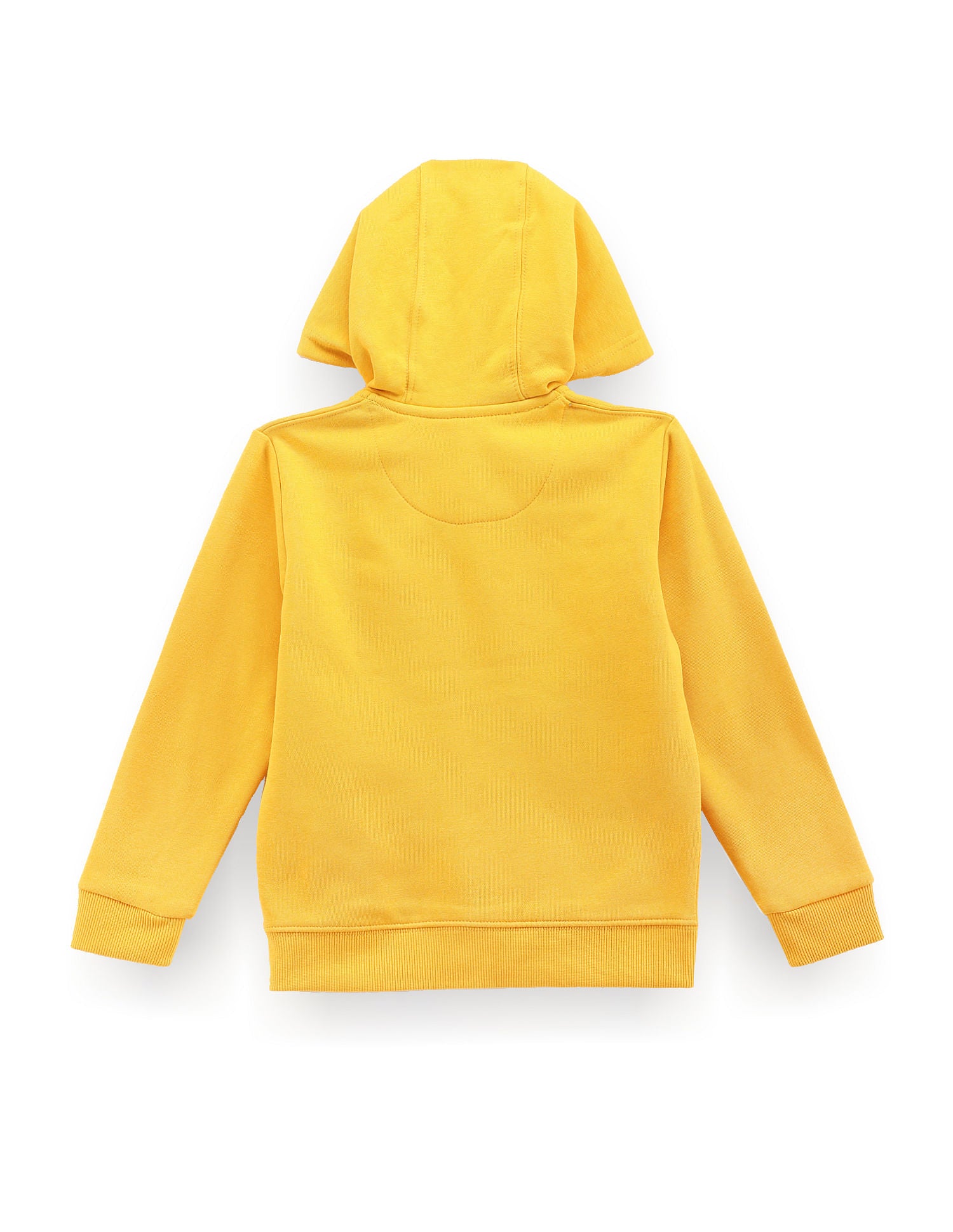 Boys Solid Hooded Sweatshirt Dark Yellow - U.S. POLO ASSN. | Large