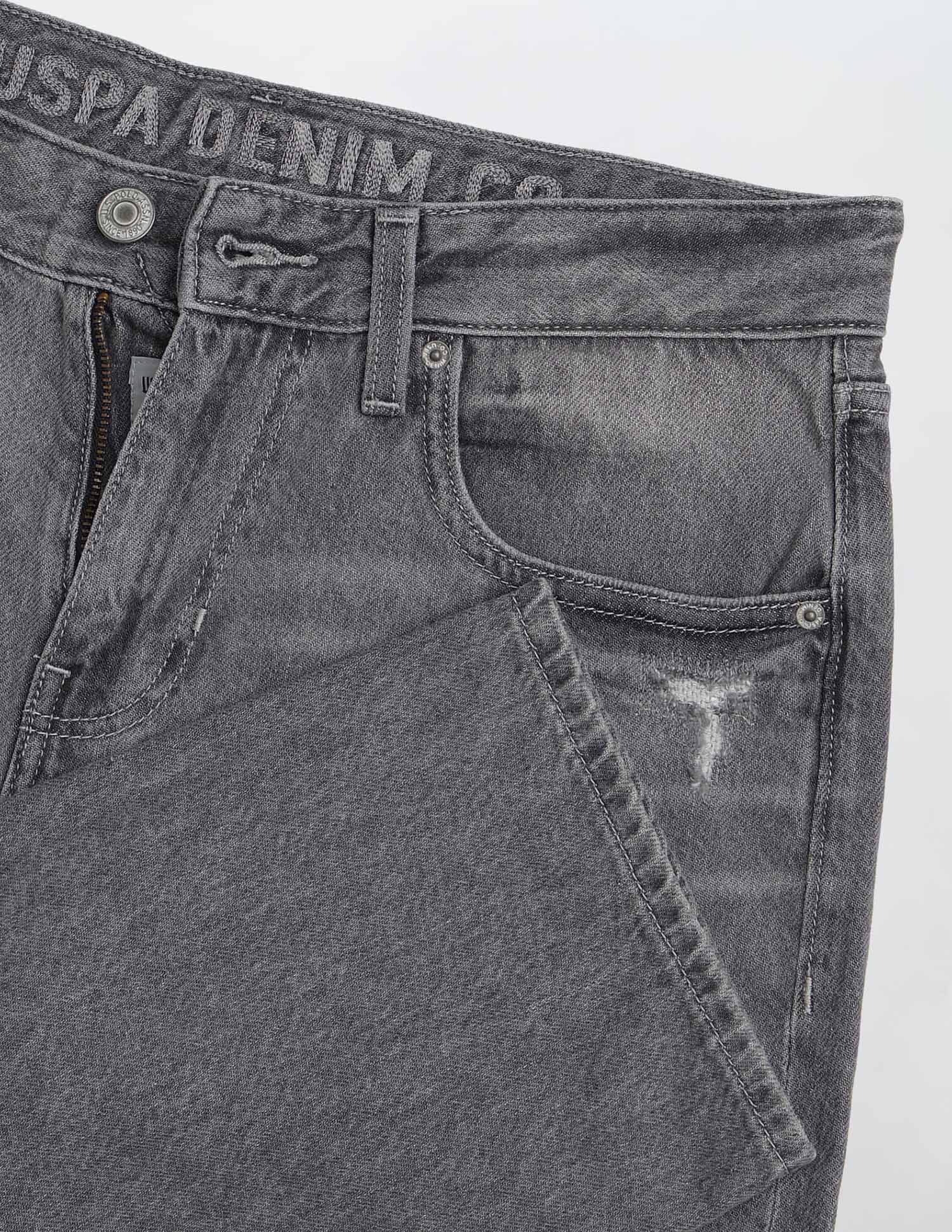 Shawn Relaxed Fit Grey Jeans Light Grey - U.S. POLO ASSN. | Large