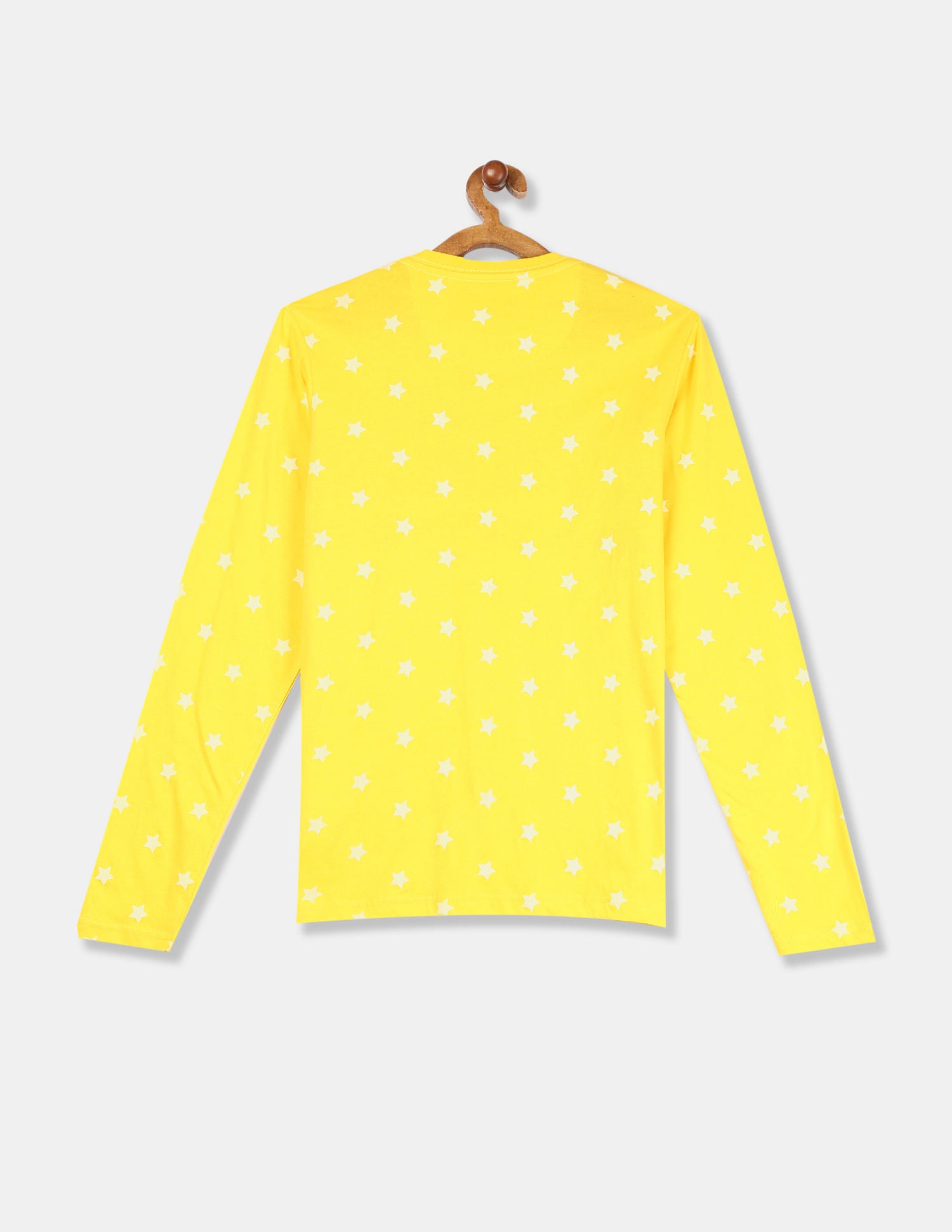 Long Sleeve Printed T-Shirt Yellow - U.S. POLO ASSN. | Large