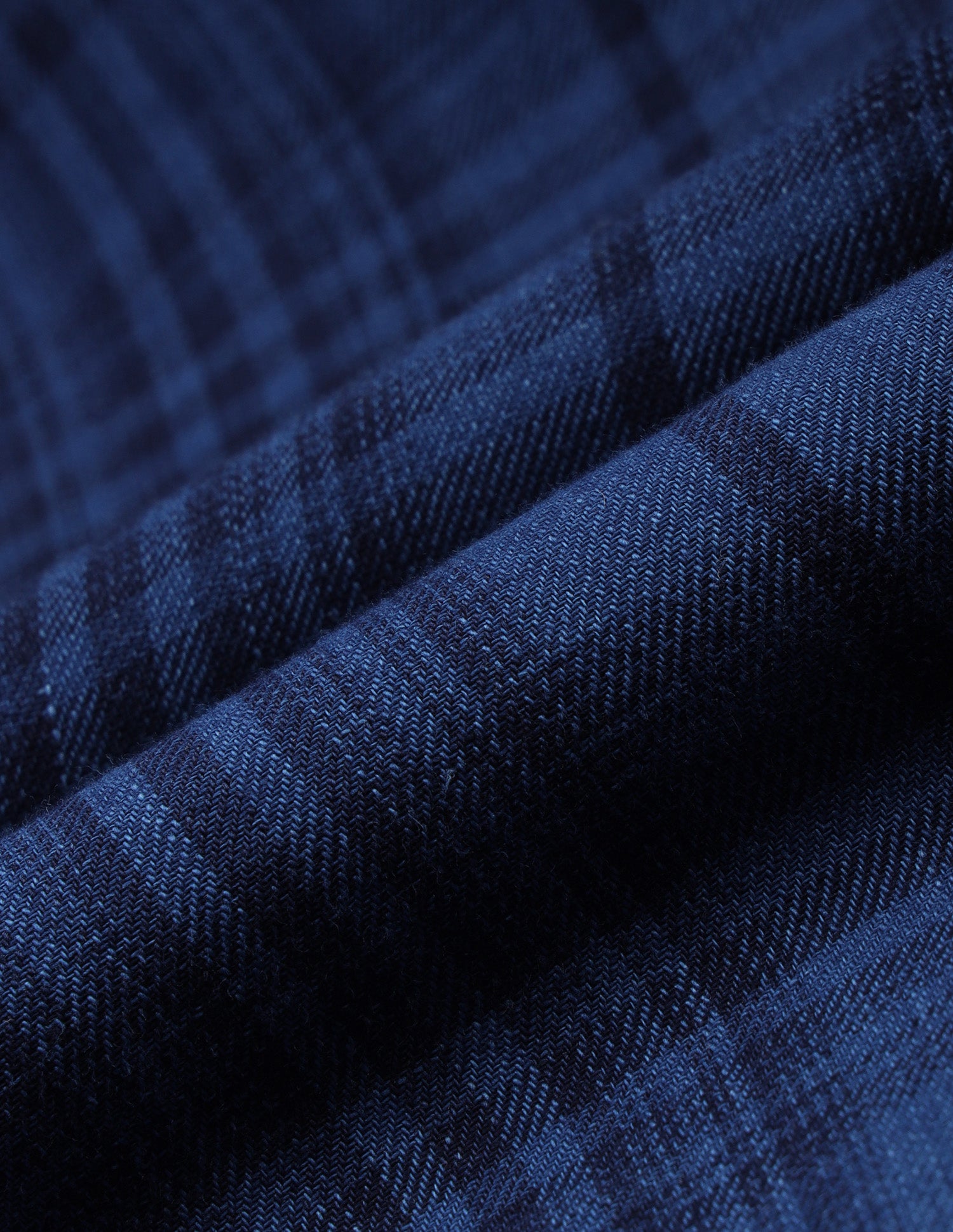 Twill Plaid Checked Shirt Dark Indigo - U.S. Polo Assn. India | Large