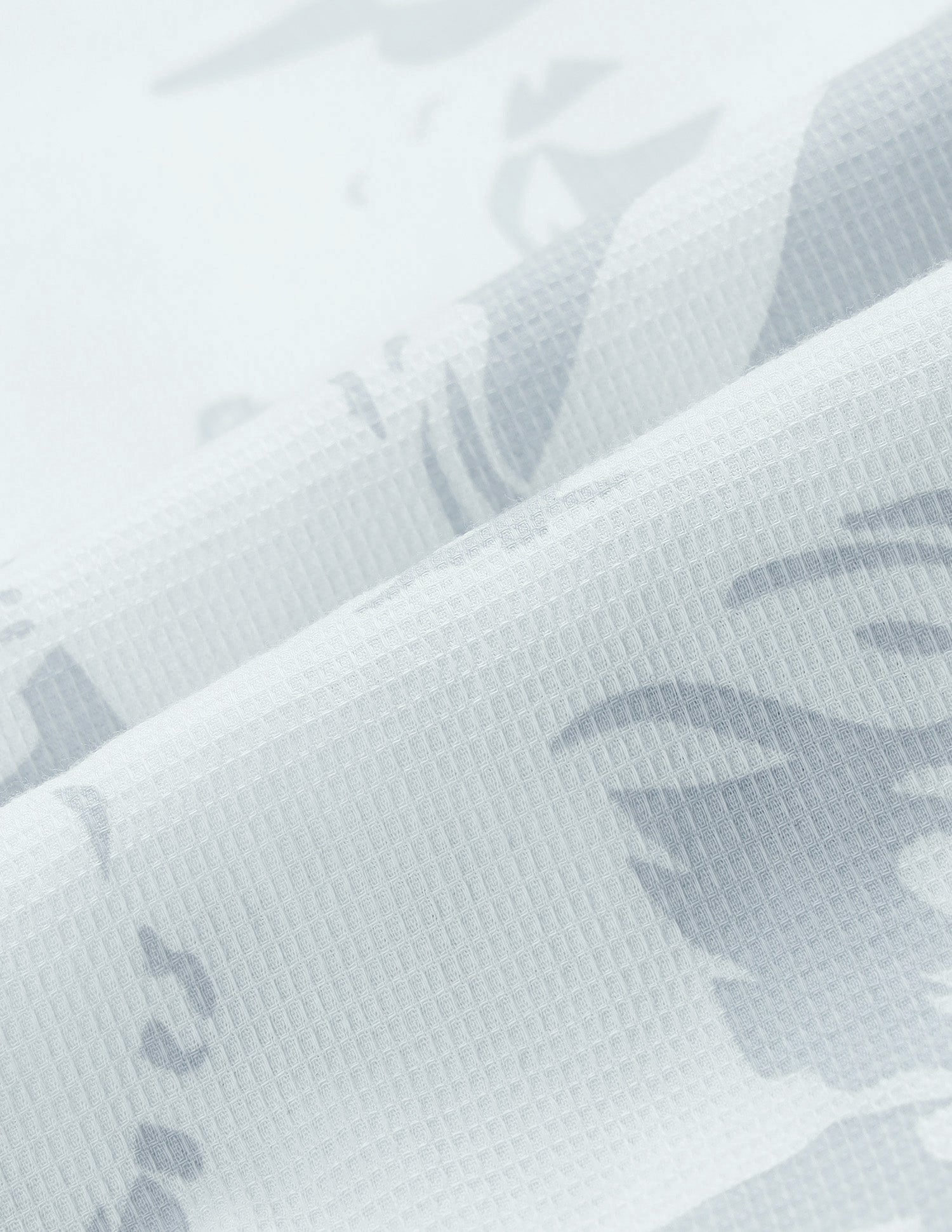 Dobby Floral Printed Shirt Light Blue - U.S. Polo Assn. India | Large