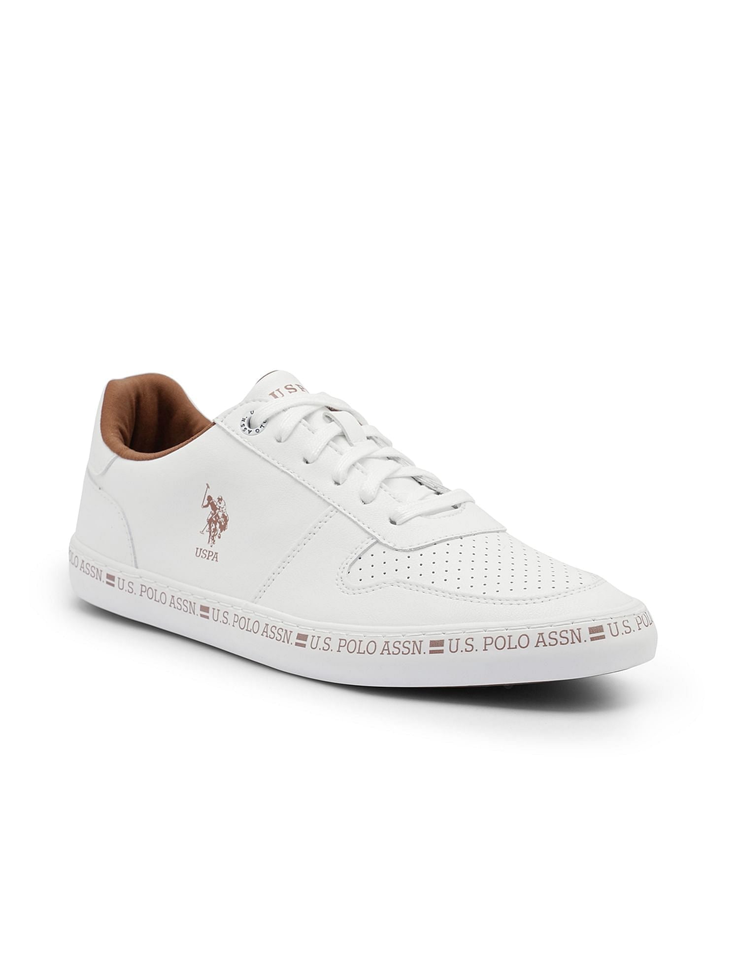 Men Round Toe Conrad 3.0 Sneakers Off White - U.S. POLO ASSN. | Large