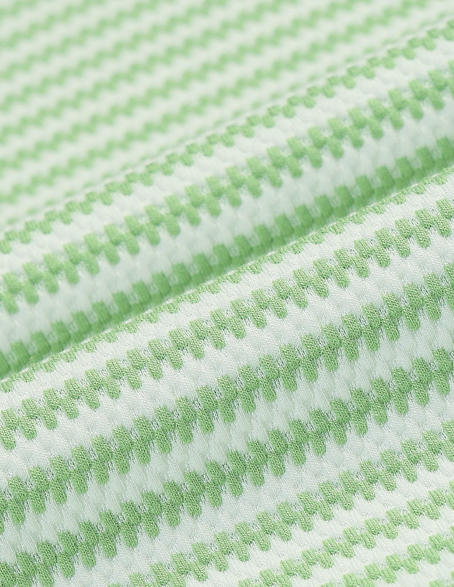 Textured Stripes Polo Shirt Green - U.S. Polo Assn. India | Large