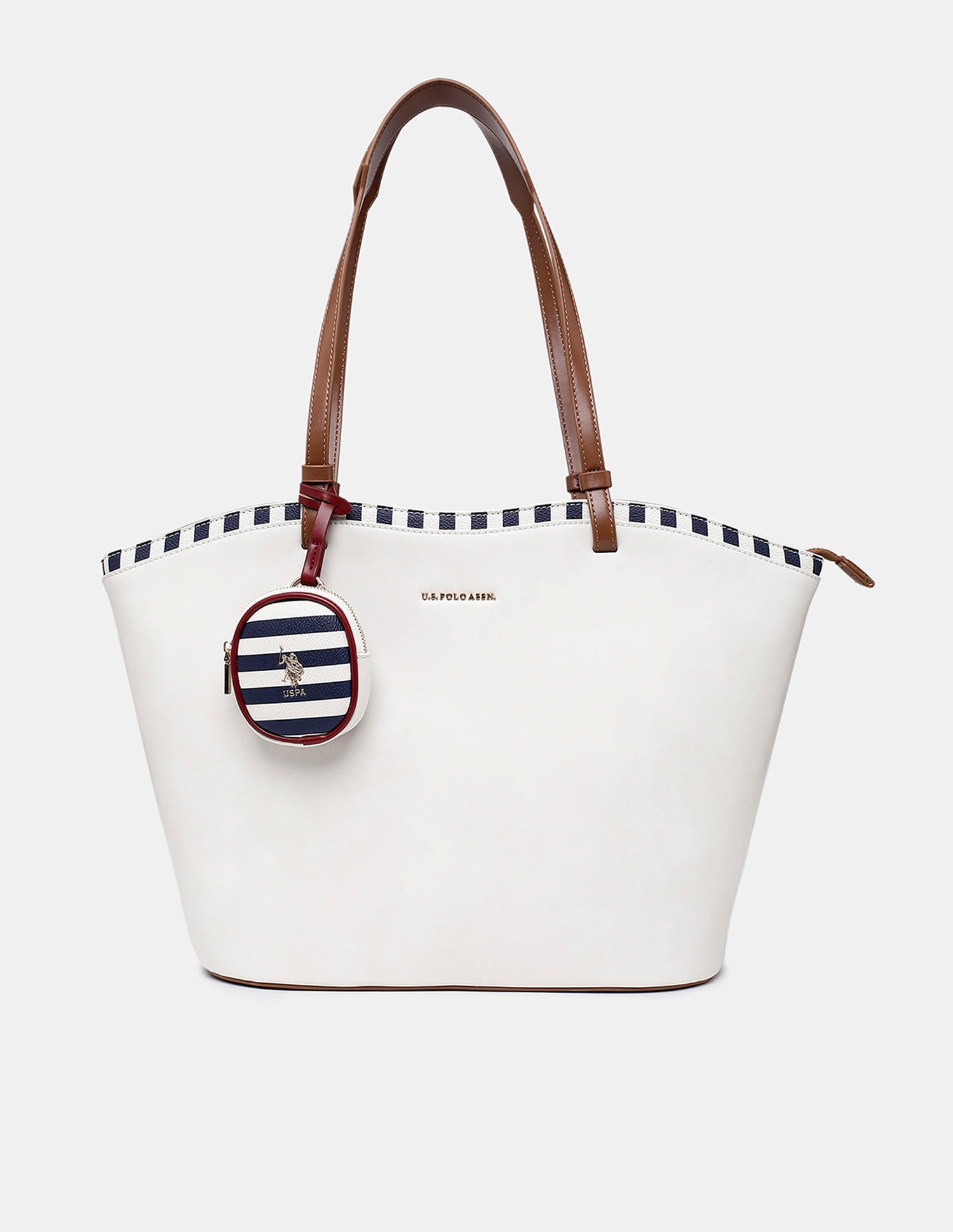 Celia Tote Handbag White - U.S. Polo Assn. India | Large