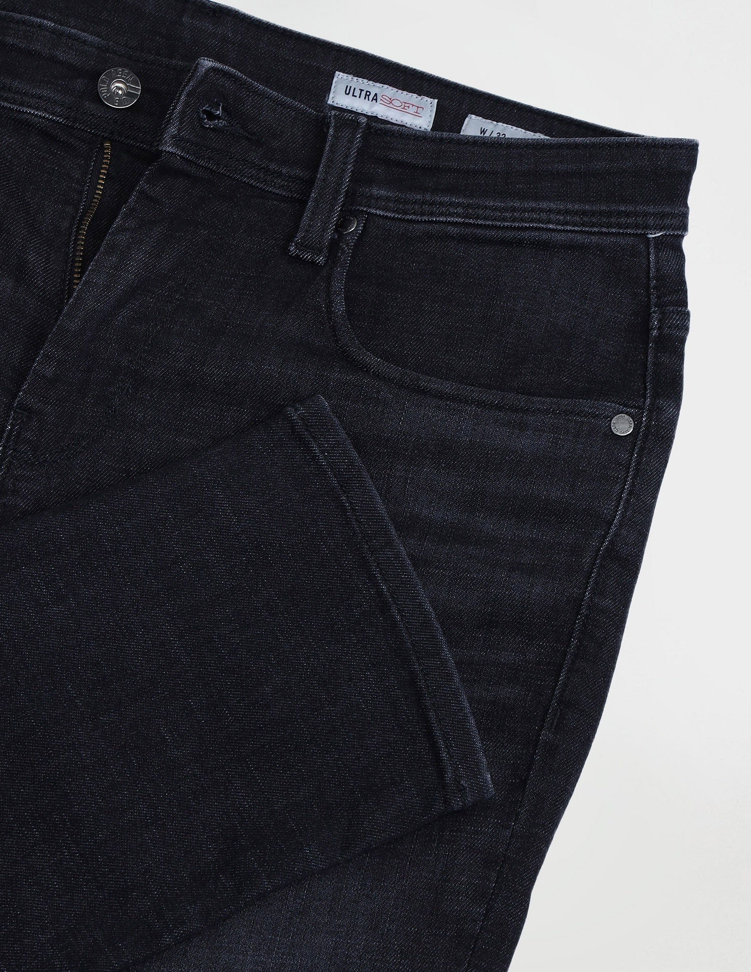 Brandon Slim Tapered Fit Black Jeans Black - U.S. POLO ASSN. | Large