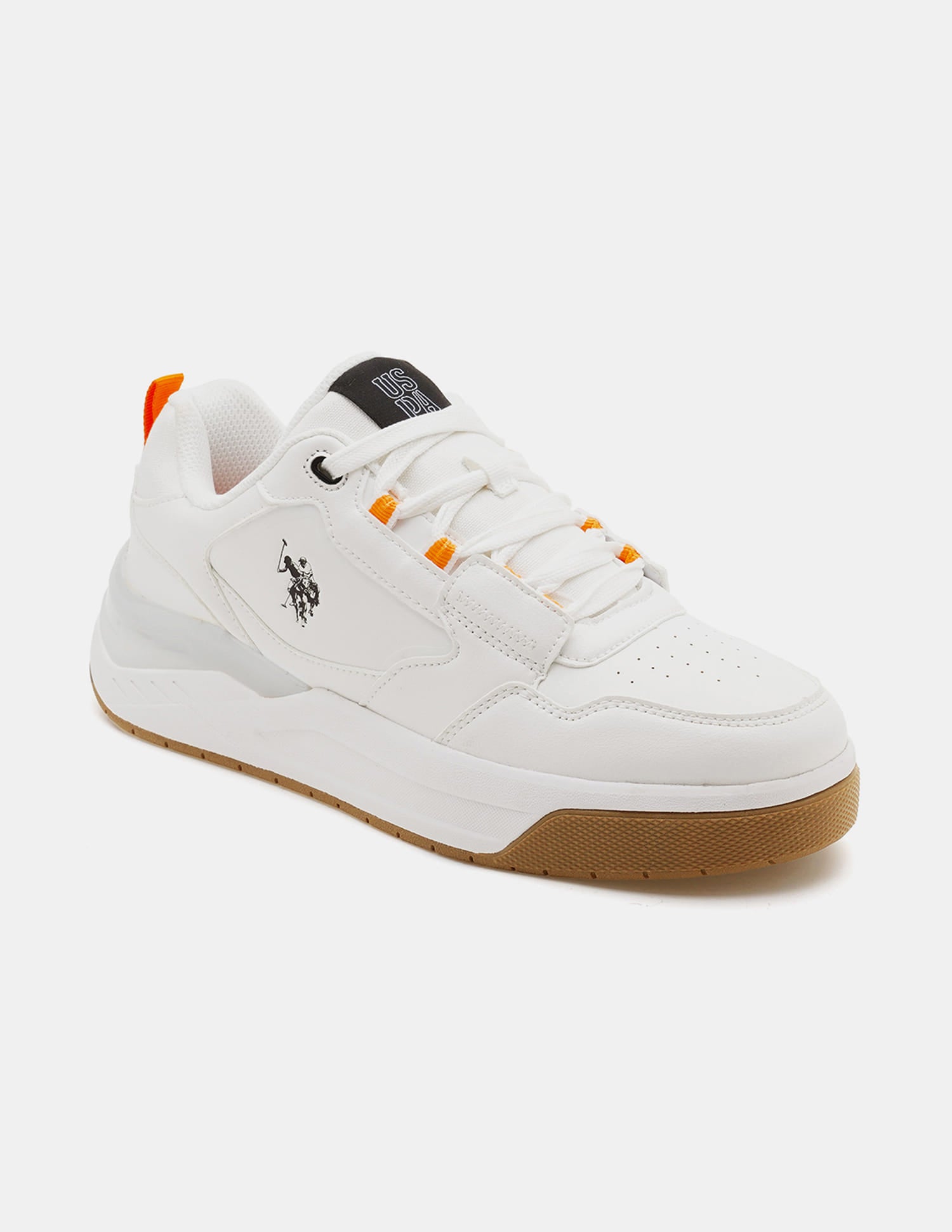 Men Low Top Vander Sneakers White - U.S. Polo Assn. India | Large