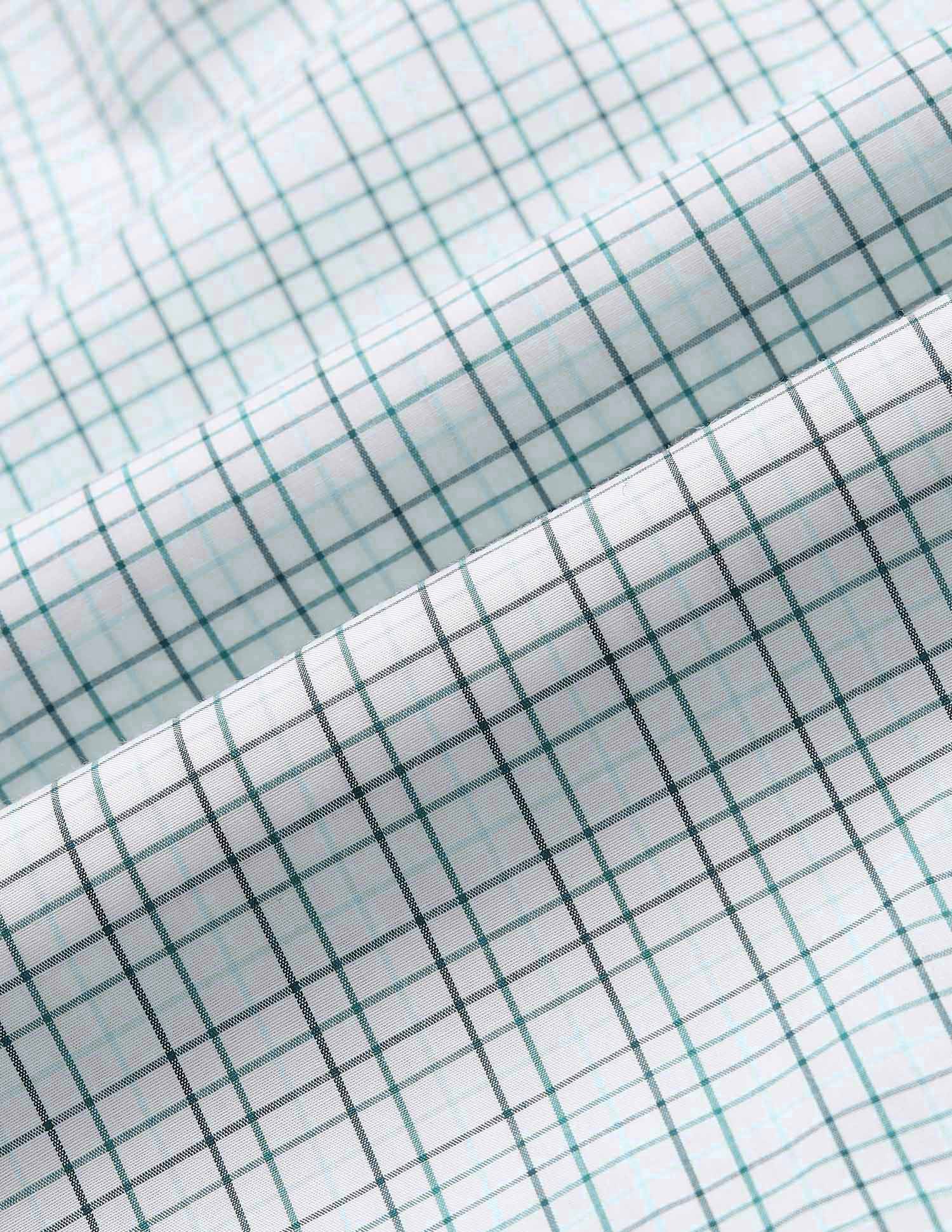 Graph Checked Tailored Fit Shirt Teal - U.S. Polo Assn. India | Large