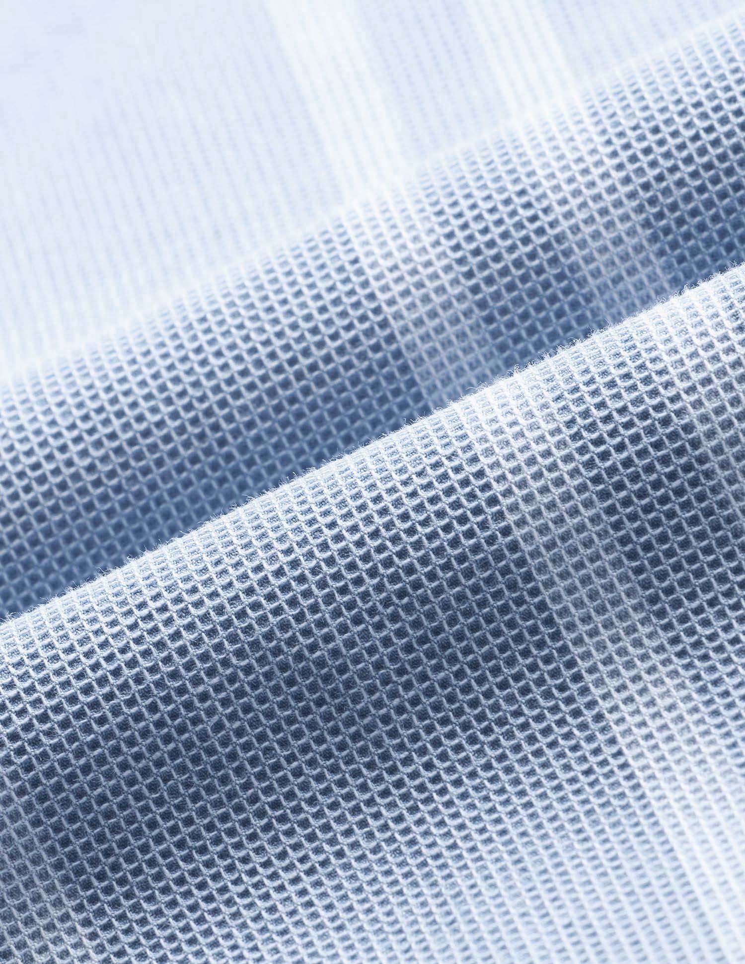 Vertical Striped Pure Cotton Shirt Light Indigo - U.S. Polo Assn. India | Large