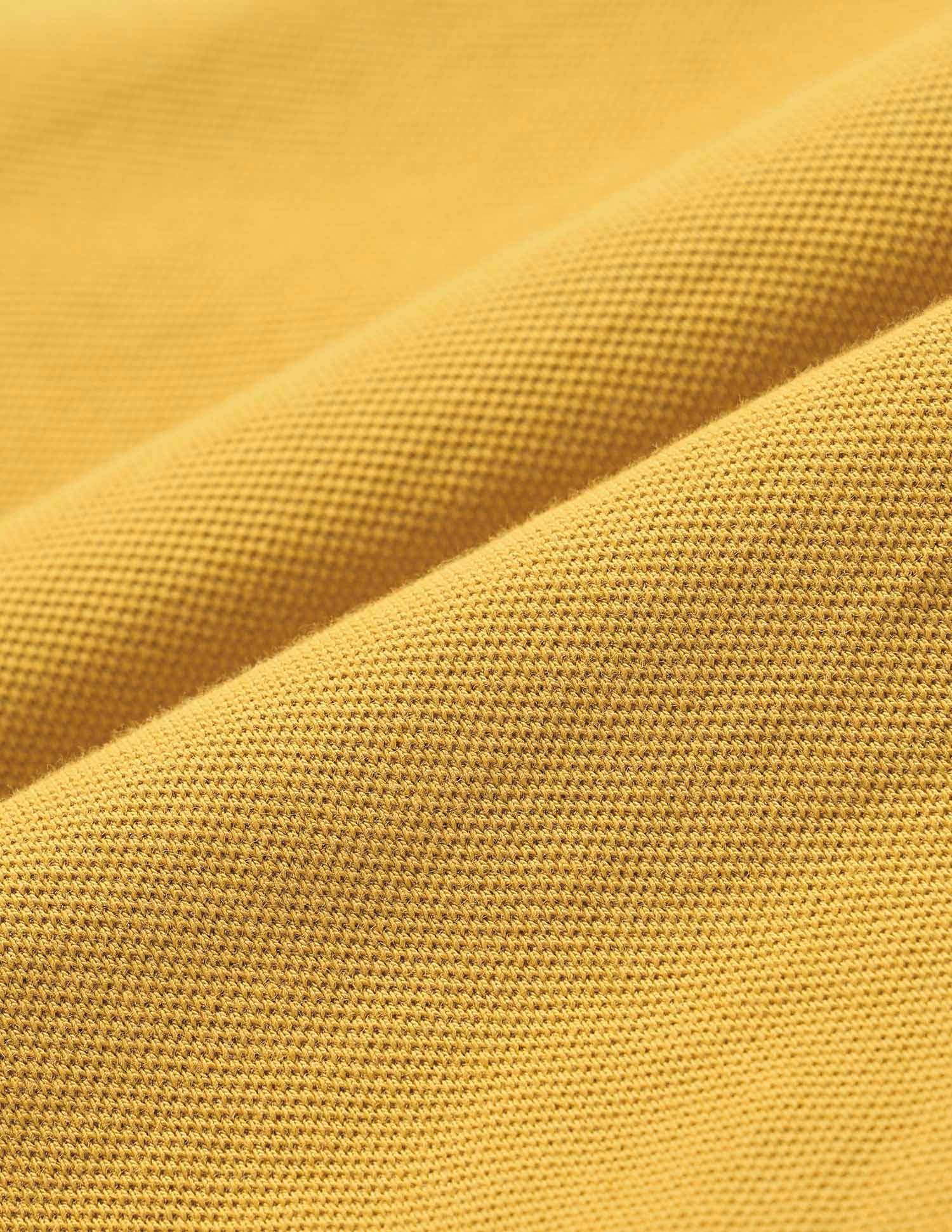 Pure Cotton Slim Fit Polo Shirt Yellow - U.S. Polo Assn. India | Large