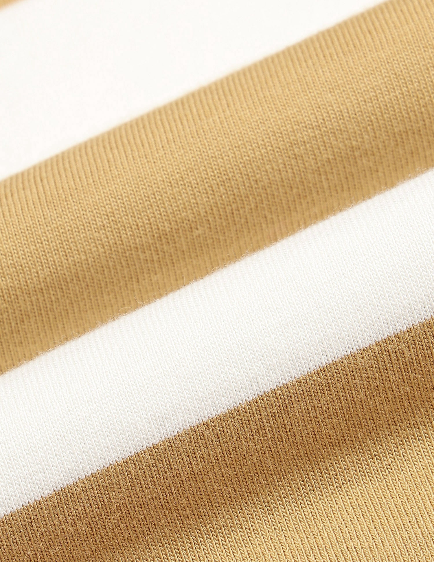 Horizontal Striped Muscle Fit Polo Shirt Mustard - U.S. Polo Assn. India | Large