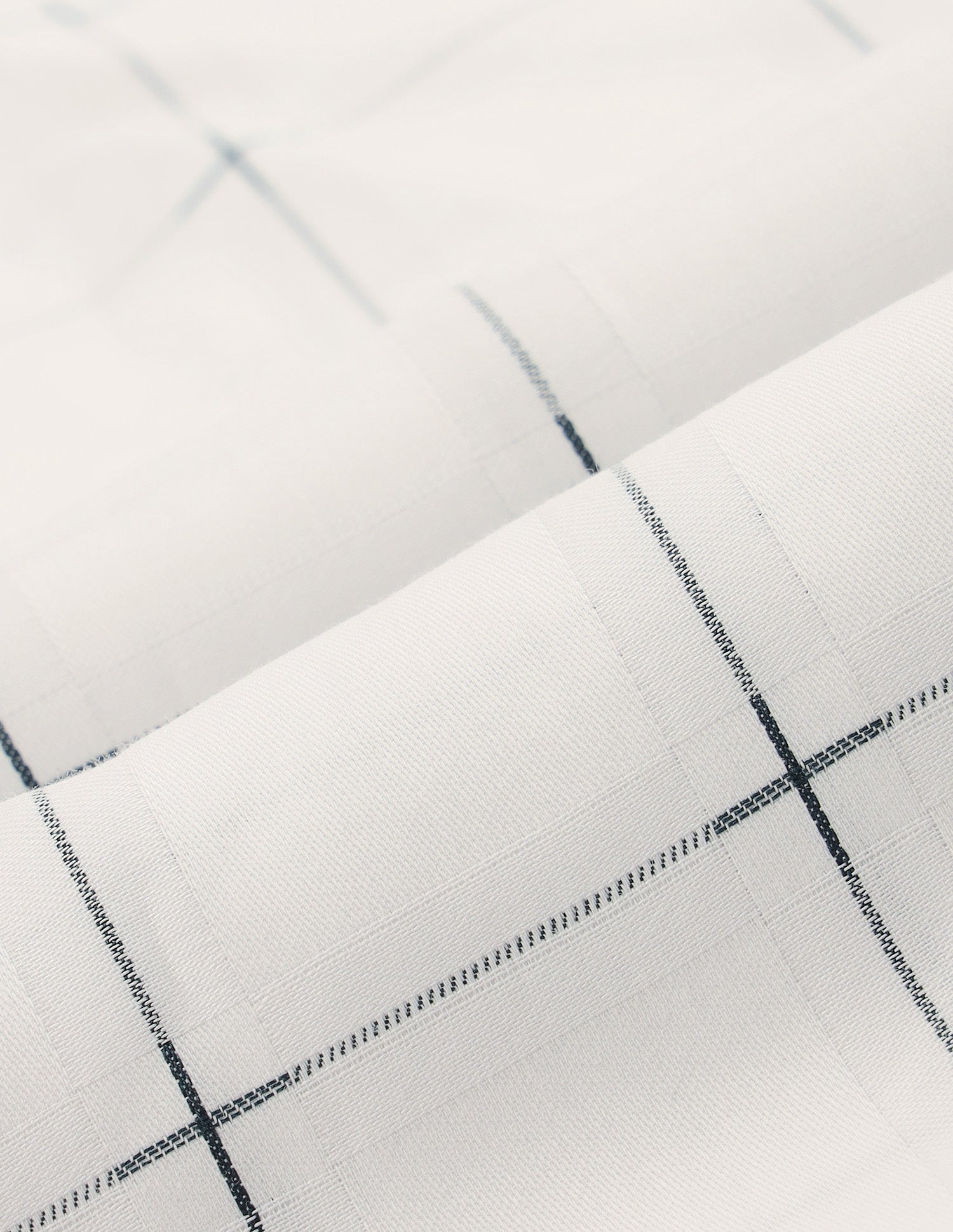 Windowpane Checked Satin Shirt White - U.S. Polo Assn. India | Large